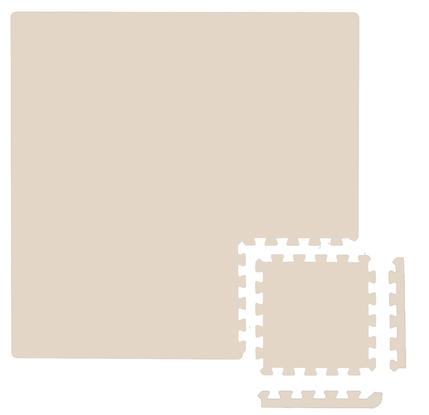 LittleTom Puzzlematte für Kinder - 9 Teile Spielmatte 30x30 cm - TÜV Geprüfte Krabbelmatte, (9-tlg), Spielunterlage für Drinnen und Draußen - Kinderzimmer Puzzleteppich von LittleTom
