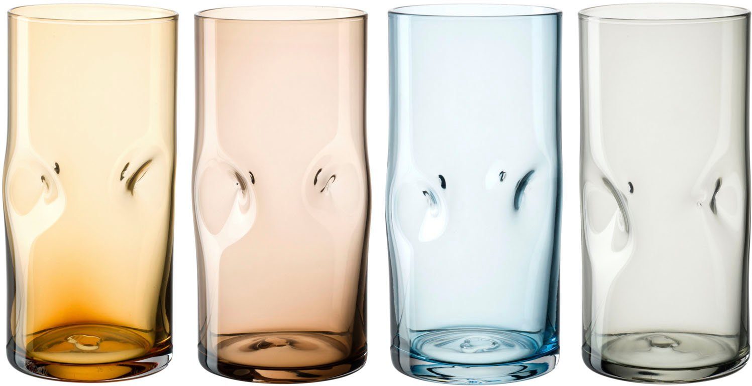 LEONARDO Gläser-Set VESUVIO, Glas, 330 ml, 4-teilig