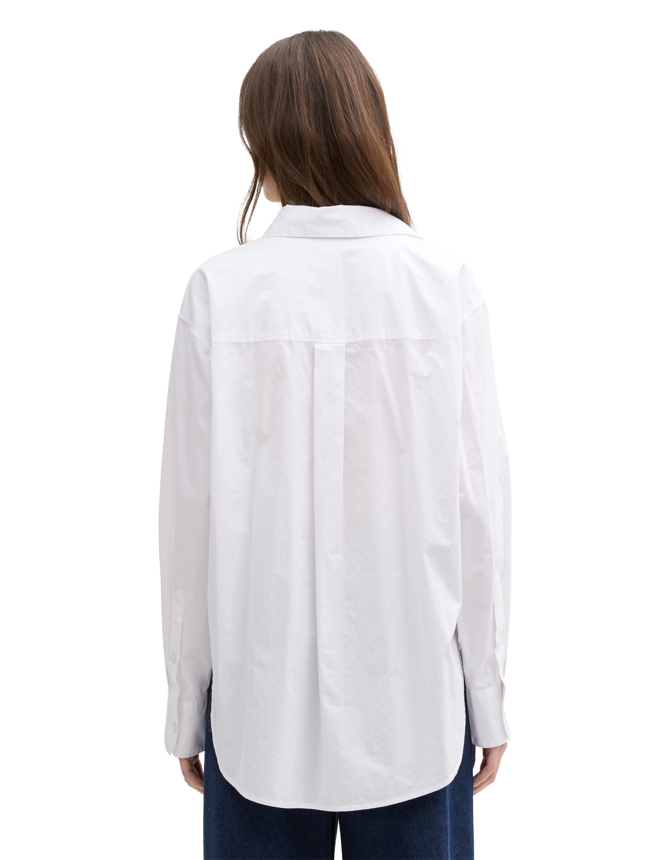 TOM TAILOR Denim Langarmbluse mit Brusttasche günstig online kaufen