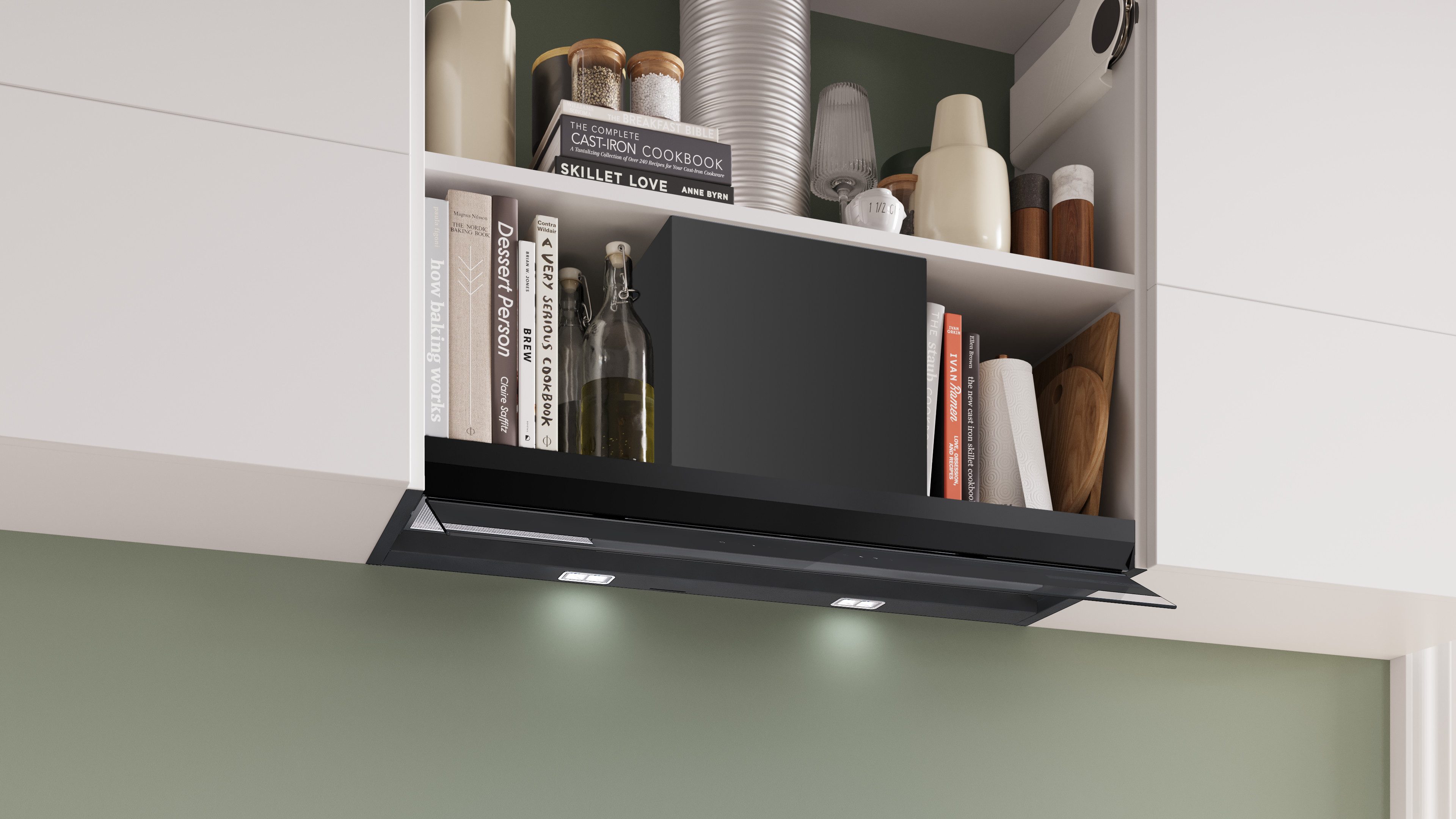BOSCH Lüfterbaustein DBB97DP60 Serie Serie 6 DBB97DP60, Leiser SilentPowerDrive-Motor & maximaler Stauraum