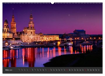 CALVENDO Wandkalender Barockstadt Dresden (Premium, hochwertiger DIN A2 Wandkalender 2023, Kunstdruck in Hochglanz)