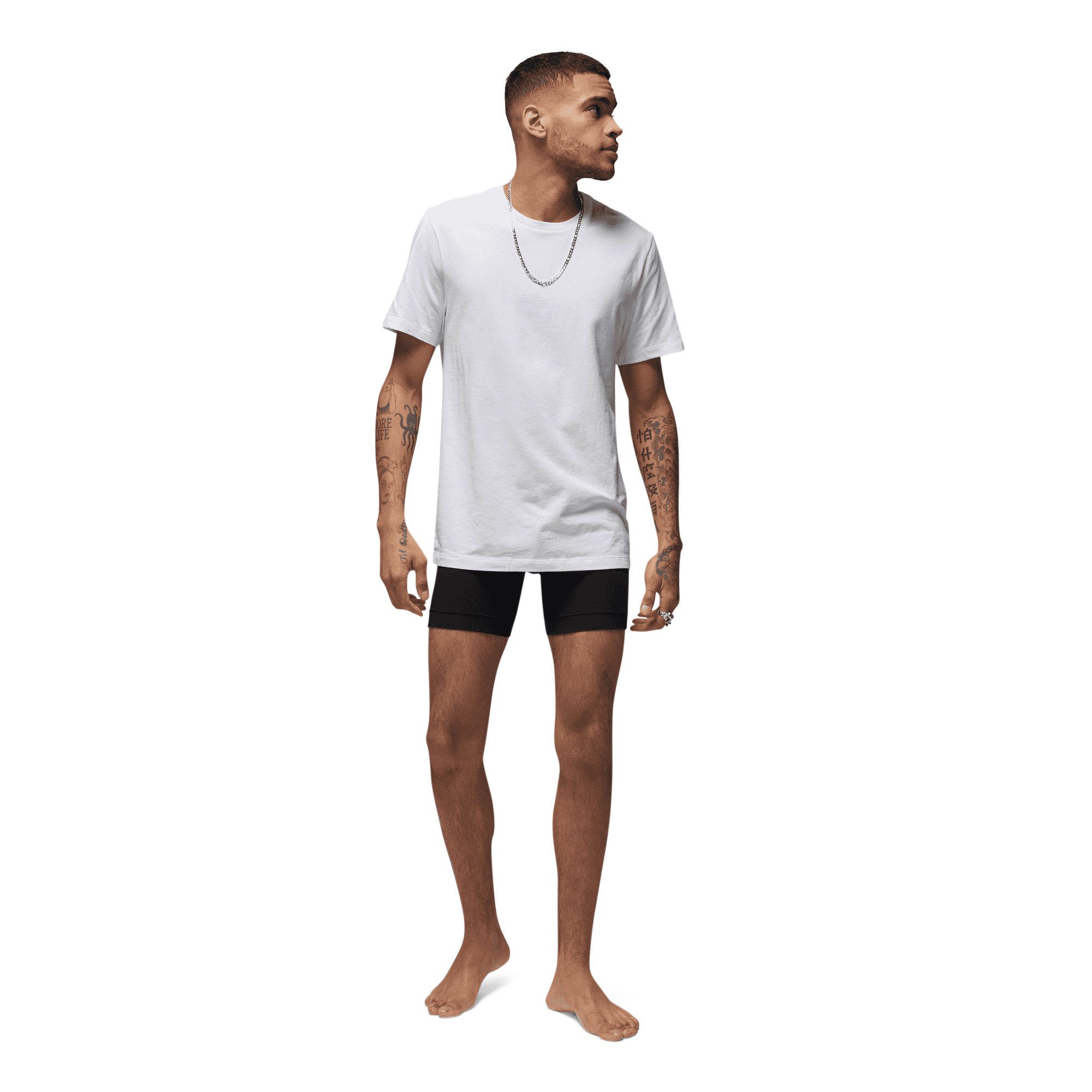 Jordan T-Shirt JHM FLIGHT BASE TEE 2PK (Packung, 2-tlg) sportlicher Stil, für Arbeit, Fitnessstudio und Freizeit