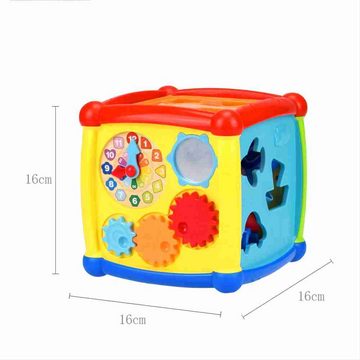 Gontence Lernspielzeug Baby Form passende Intelligenz sechsseitige Box