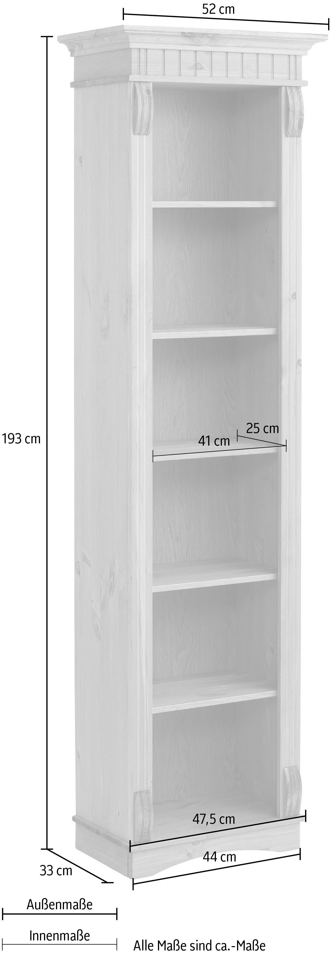 OTTO home Standregal Teresa, Höhe 193 cm, aus massiver Kiefer, FSC® – Bild 5 von 5