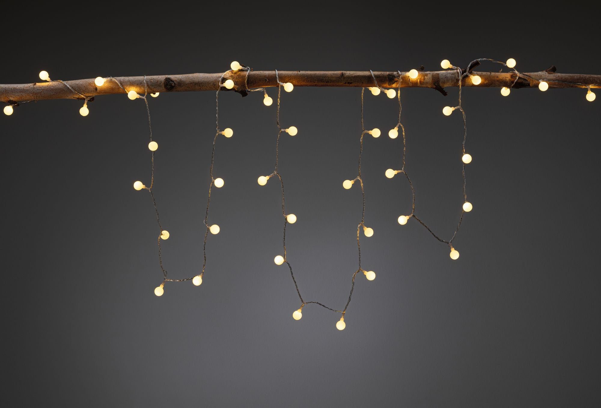 Paulmann LED-Lichterkette Plug & Shine IP44 5m 24V 3.000K 48x2lm, 1-flammig