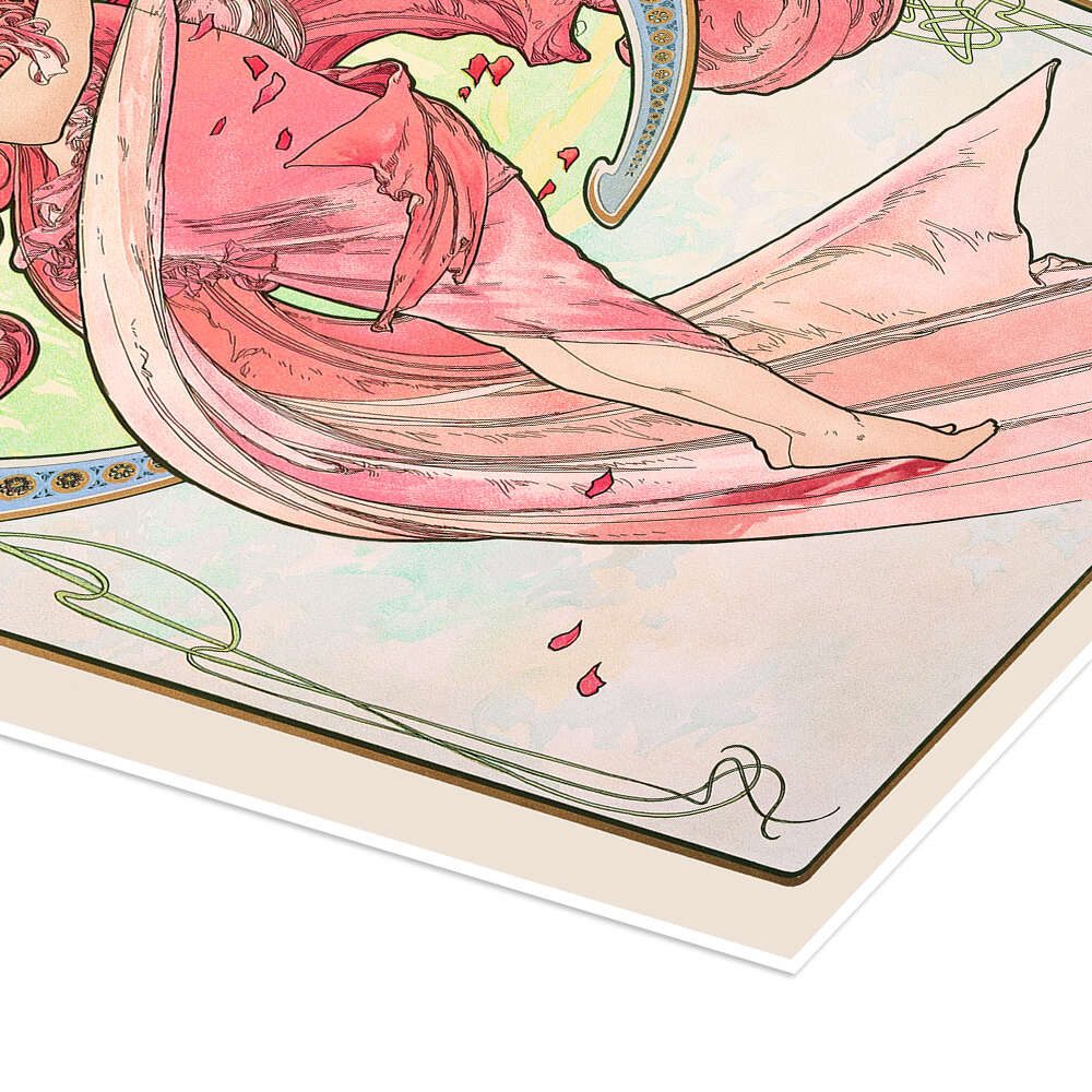 Posterlounge Wandbild Die Vier Künste - Tanz, Alfons Mucha, erhältlich als Poster, Leinwandbild, Wandsticker oder Acrylglasbild – Bild 3 von 5