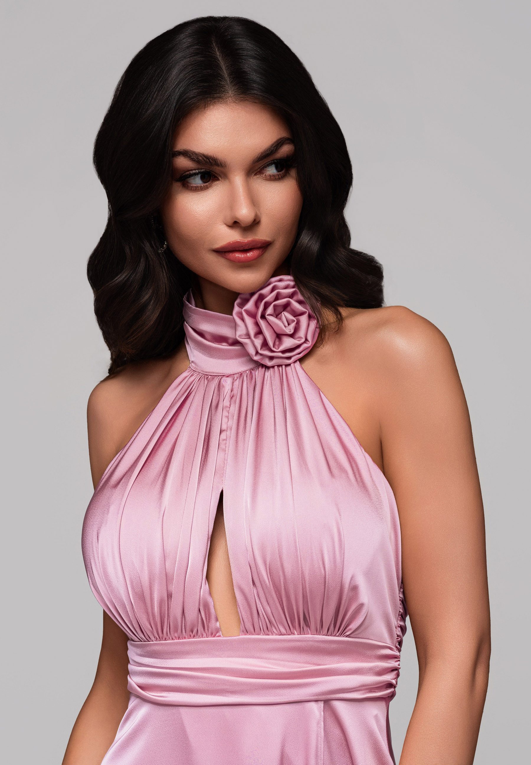 OMBRE Abendkleid Elegantes Abendkleid mit Beinschlitz günstig online kaufen