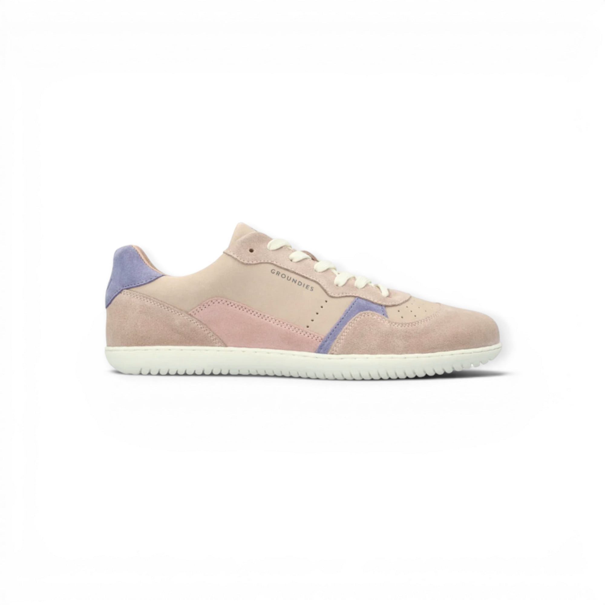 GROUNDIES Nova GO1 (Zero Drop, Veloursleder) rose/orchid Damen Sneaker