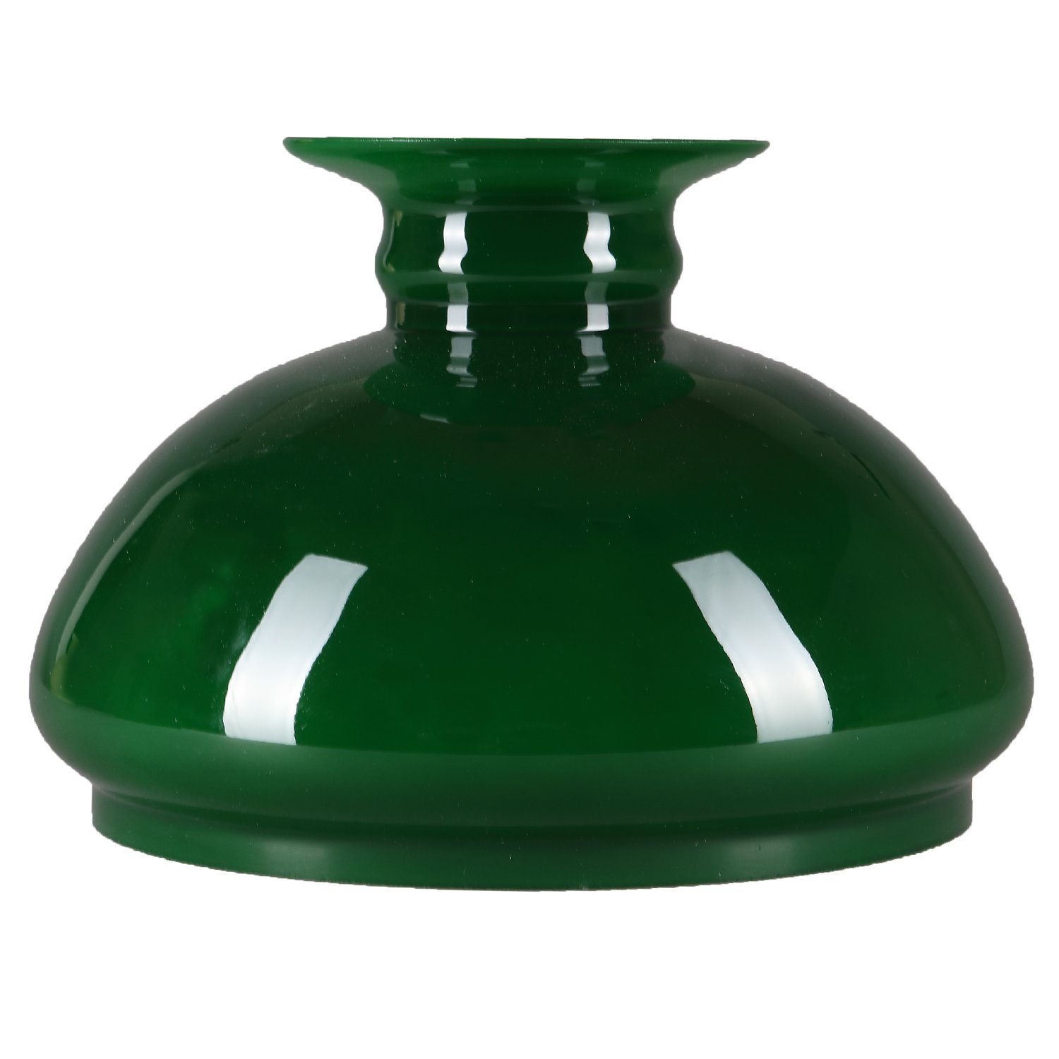 Home4Living Lampenschirm Lampenglas Opalglas Ersatzglas Petroleumglas Ø 186mm Grün, Dekorativ