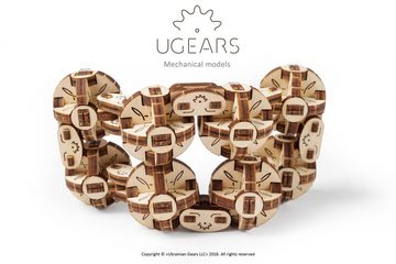 UGEARS 3D-Puzzle UGEARS Holz 3D-Puzzle Modellbausatz FLEXI-WÜRFEL, 144 Puzzleteile