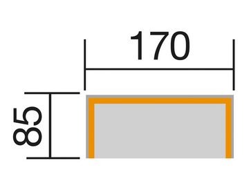 weka Sitzlaube Bozen, BxTxH: 170x85x192 cm