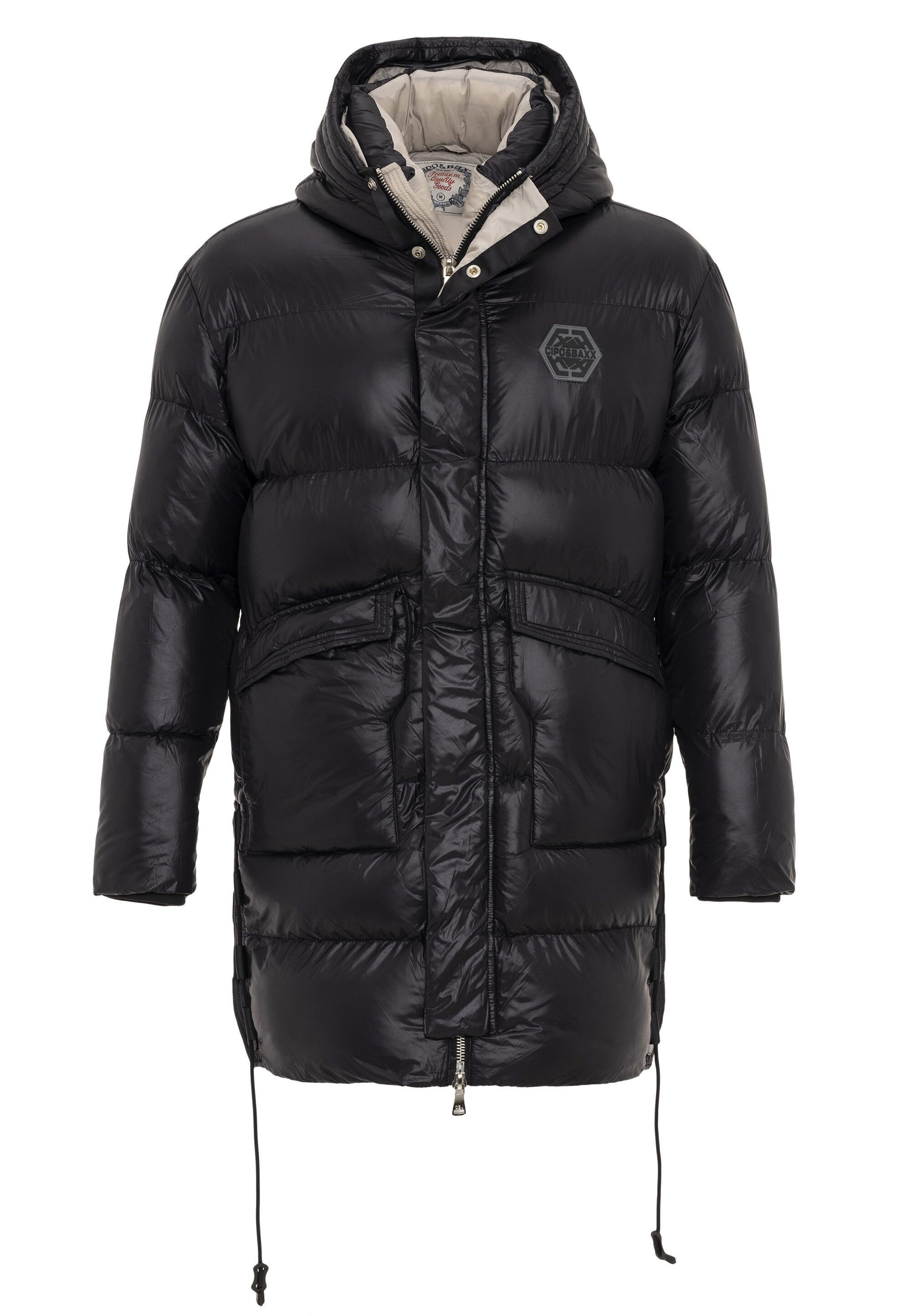 Cipo & Baxx Winterjacke Jacke mit seitlichen Schlitzen günstig online kaufen