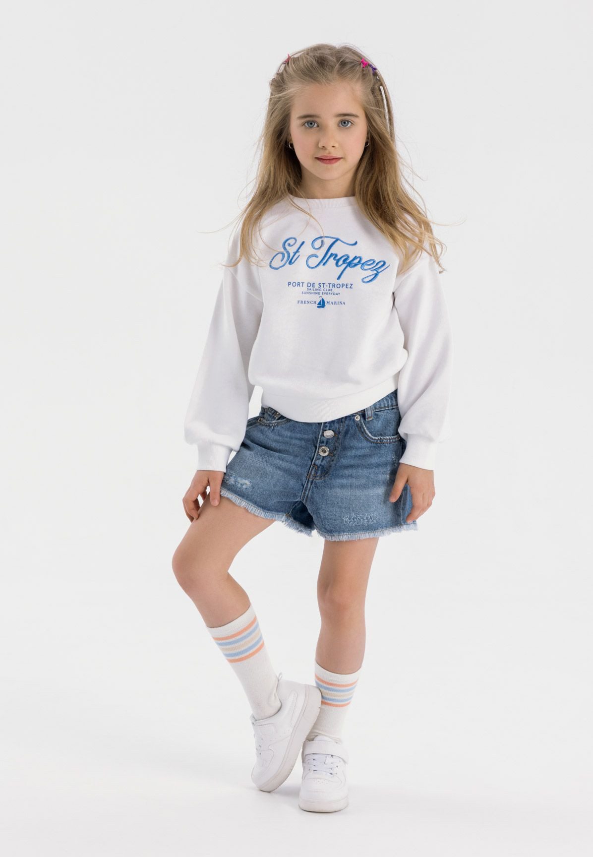 MINOTI Jeansshorts Denim-Shorts mit Knöpfen (2y-14y) günstig online kaufen