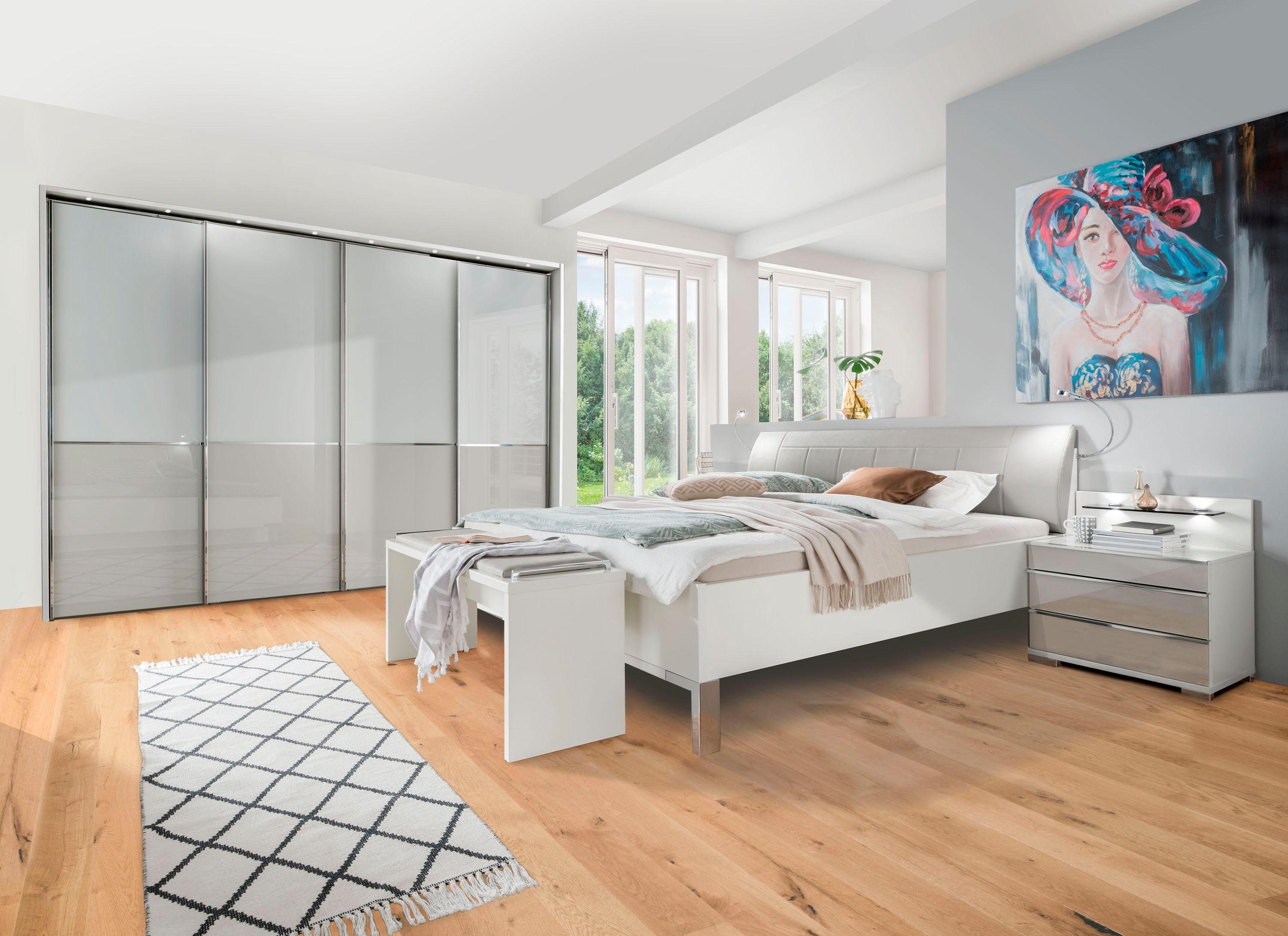 WIEMANN Bett Shanghai, mit geschmackvollem Polsterkopfteil, günstig online kaufen