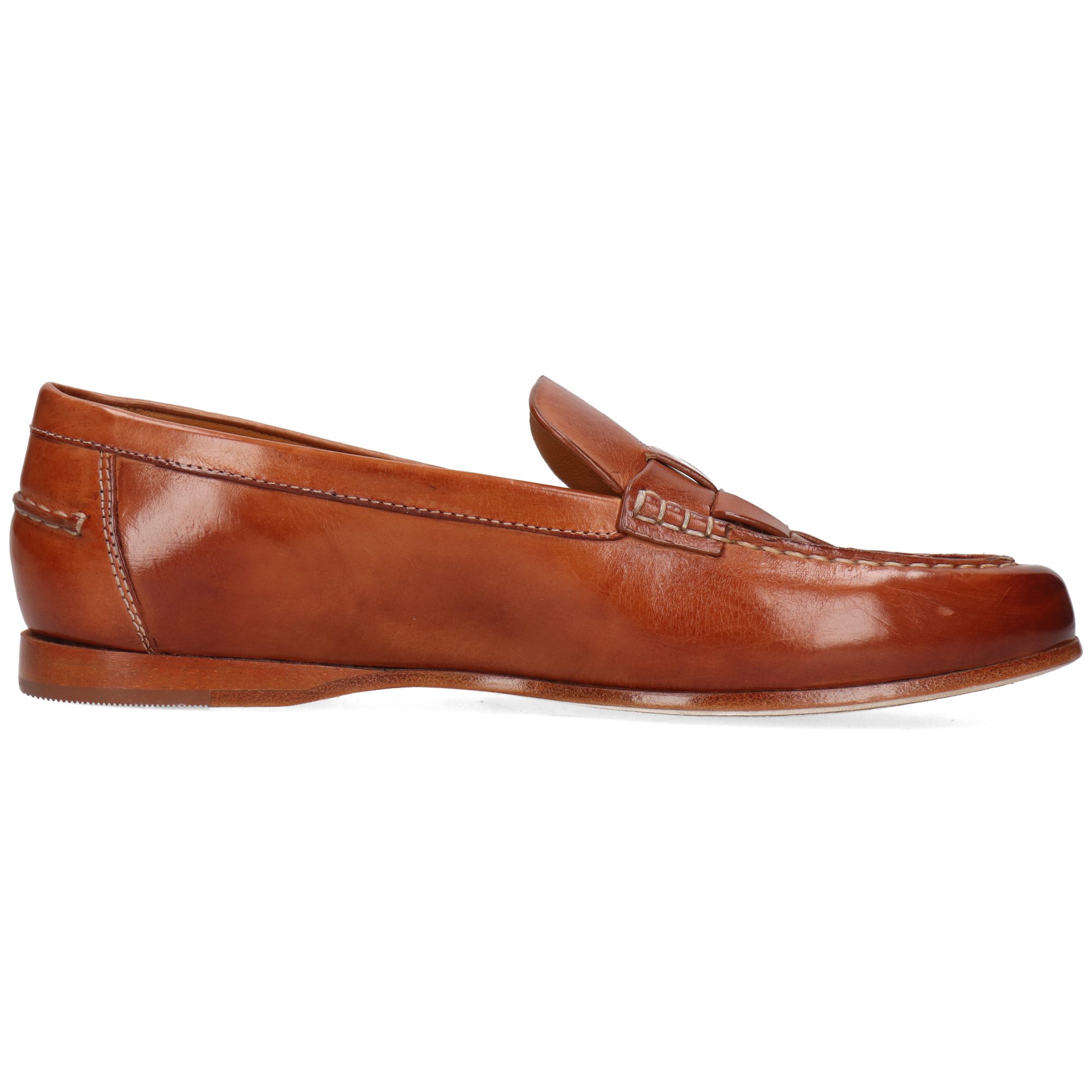 Melvin & Hamilton Julietta 4 Leder-Geflochtene Schuhe für Damen Loafer Flache Absätze, Echtes Leder, Vegetabile Gerbung