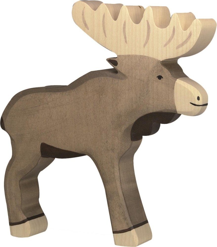Holztiger Tierfigur HOLZTIGER Elch aus Holz