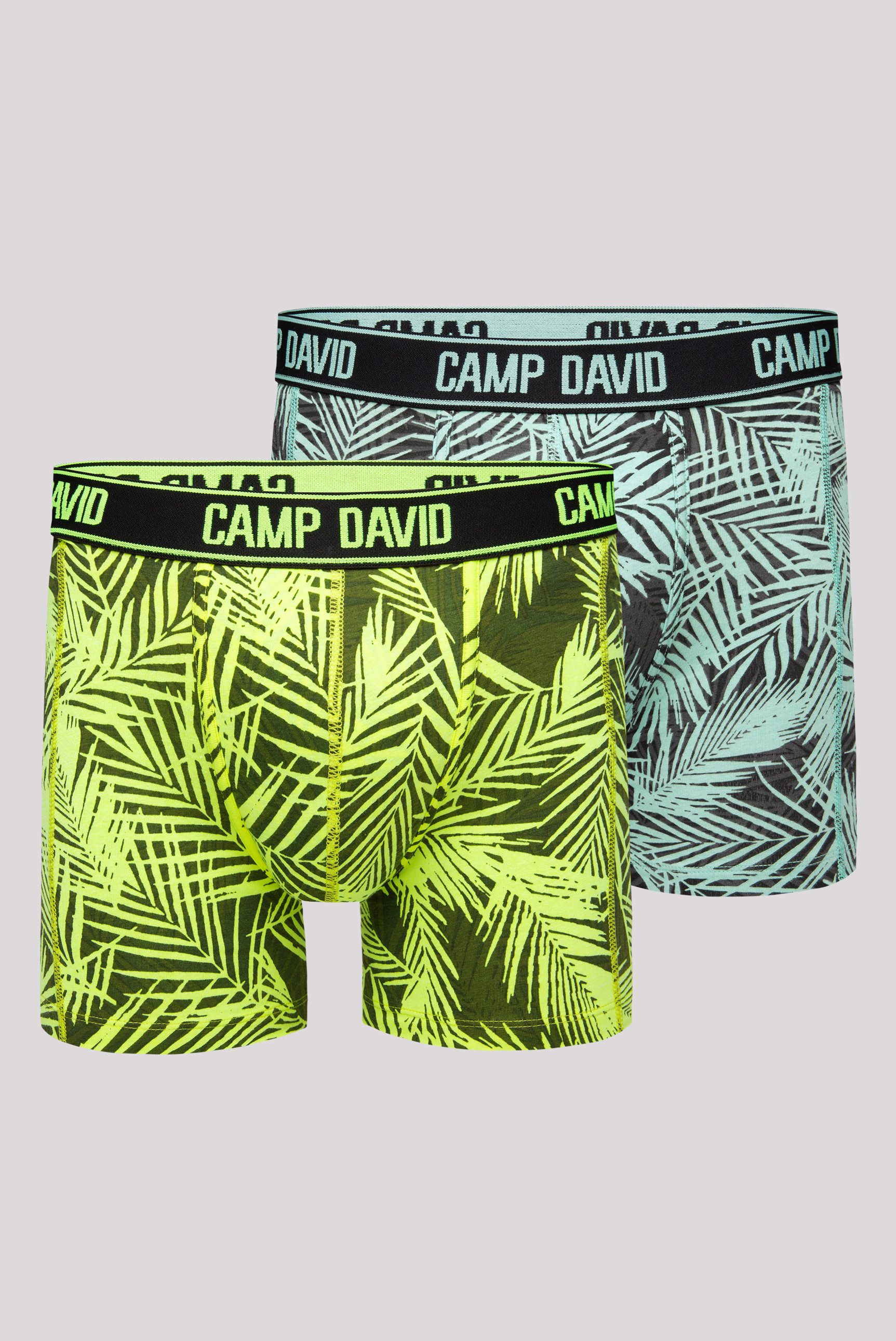 camp david Boxershorts Set: (2-St) mit All Over Print