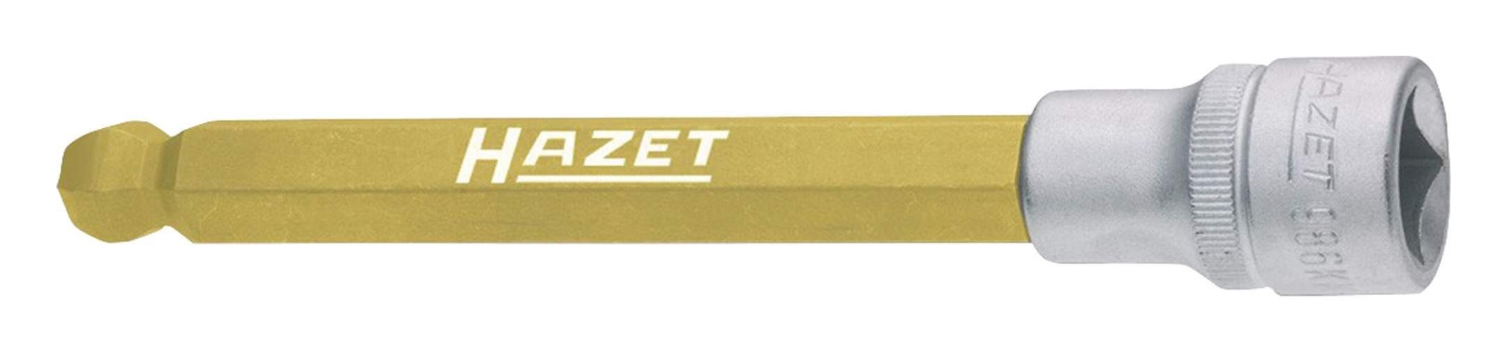 HAZET Steckschlüssel, 1/2" 5 x Innensechskant 140 mm Schraubendreher-Einsatz