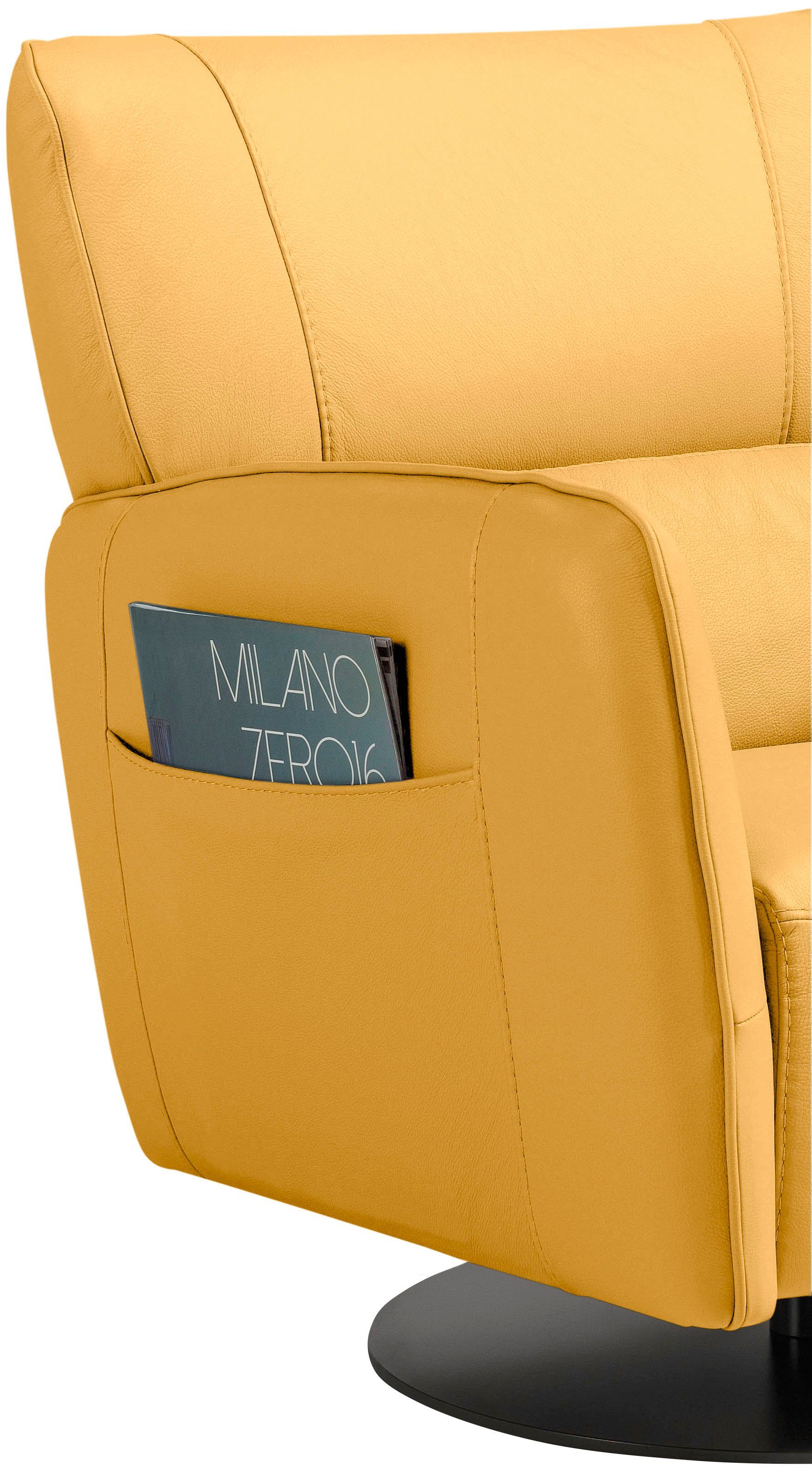 Egoitaliano Sessel Honey, inkl. seitlicher Einstecktasche, drehbar und mit Wipp-Funktion