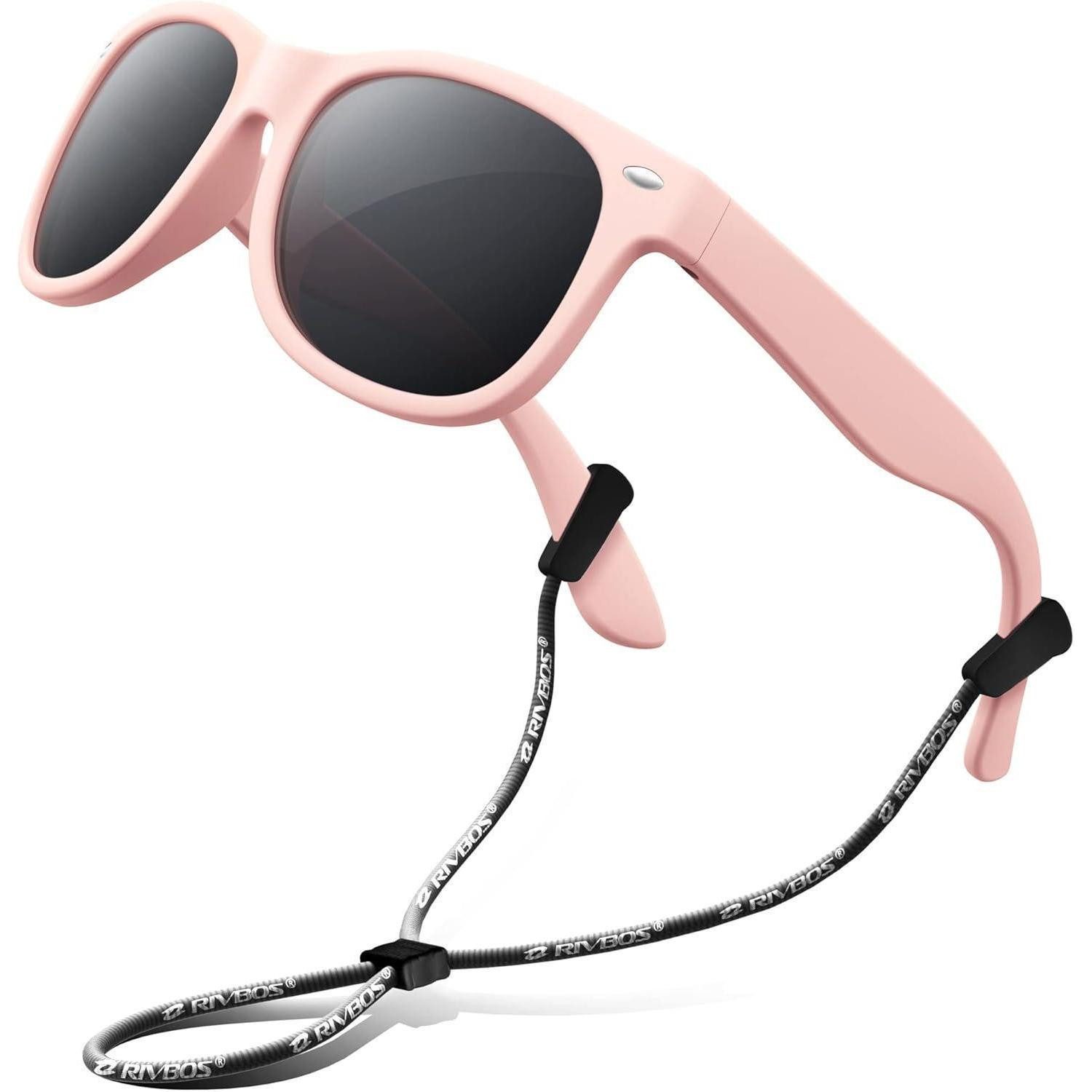 LuxusKollektion Sonnenbrille Sonnenbrille Kinder polarisierte Riemen 004-2 Hellrosa