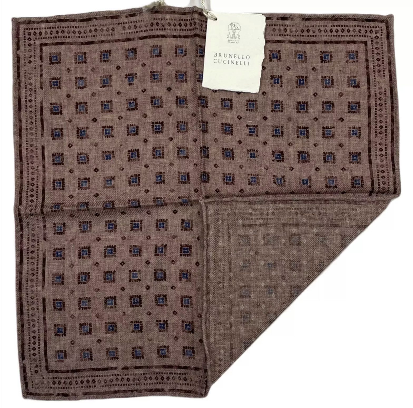 BRUNELLO CUCINELLI Einstecktuch Pochette Tuch, Gefertigt in Solomeo, dem italienischen Ursprung des Labels