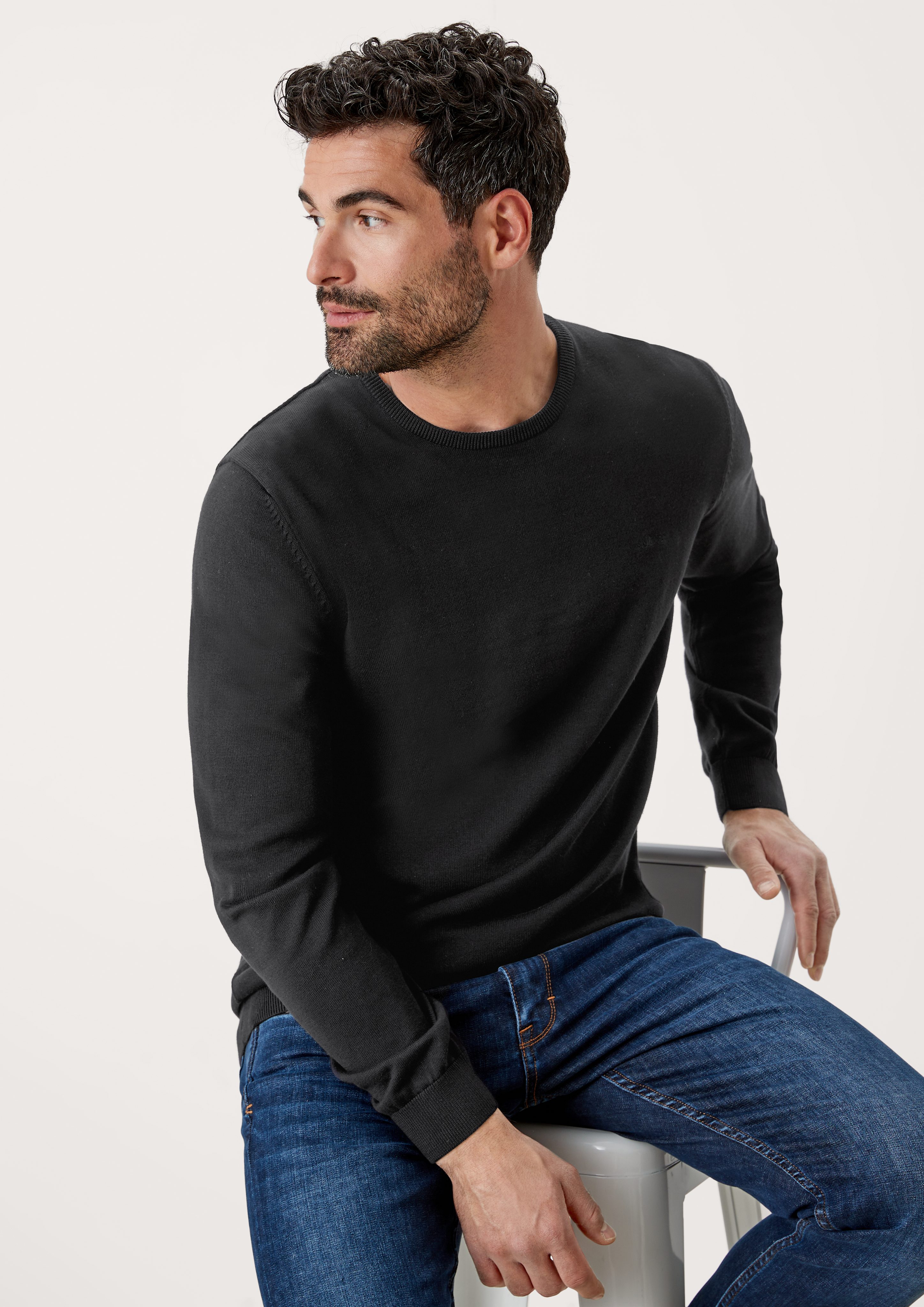 Strickpullover Pullover aus Feinstrick