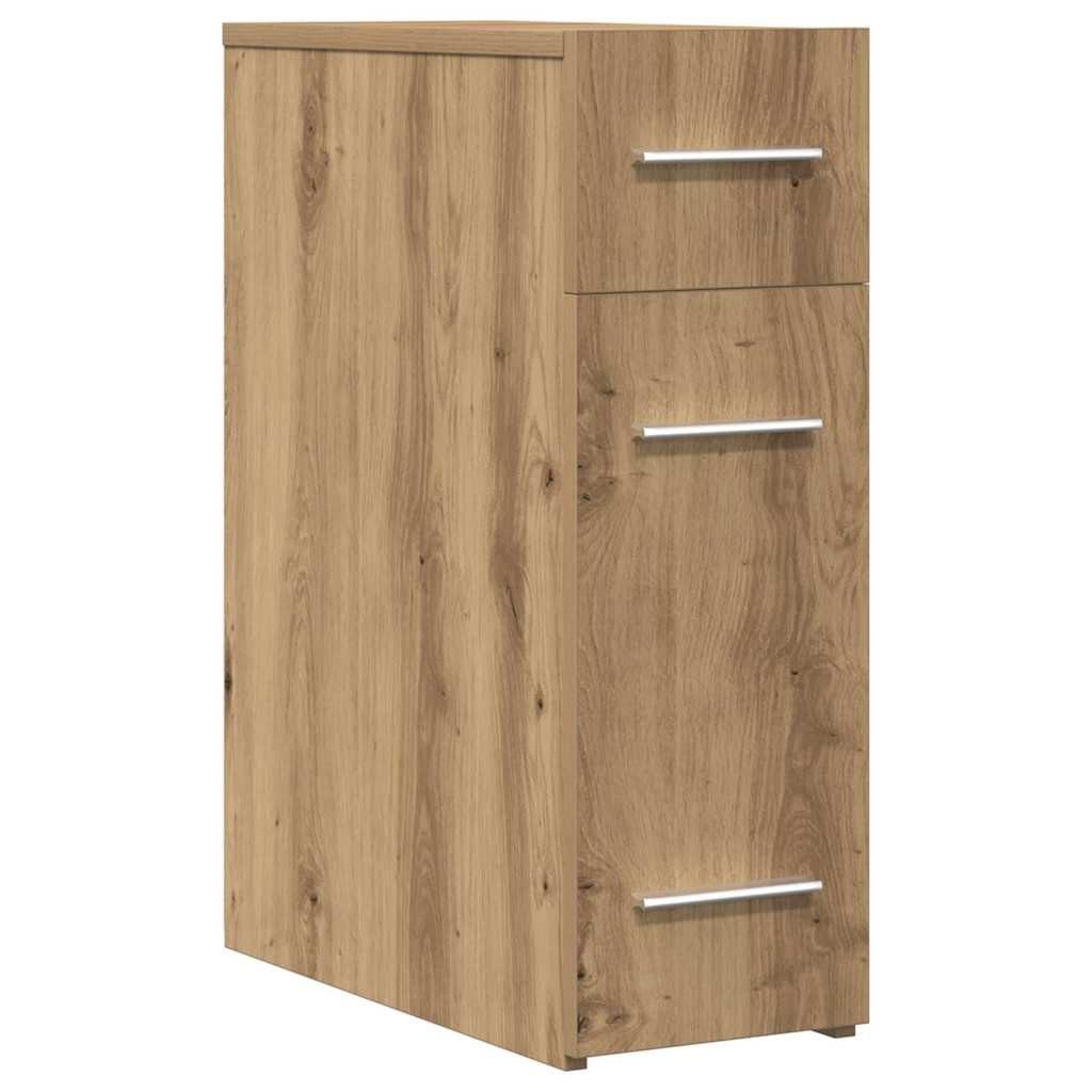 vidaXL Apothekerschrank Apothekerschrank 20 x 45,5 x 60 cm Holzwerkstoff Artisan-Eiche (1-St)