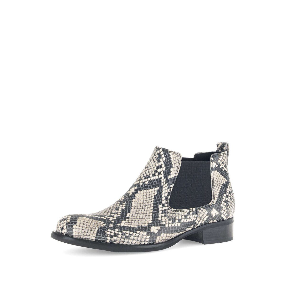 Gabor Chelsea Boot Leder Reptiloptik Chelseaboots