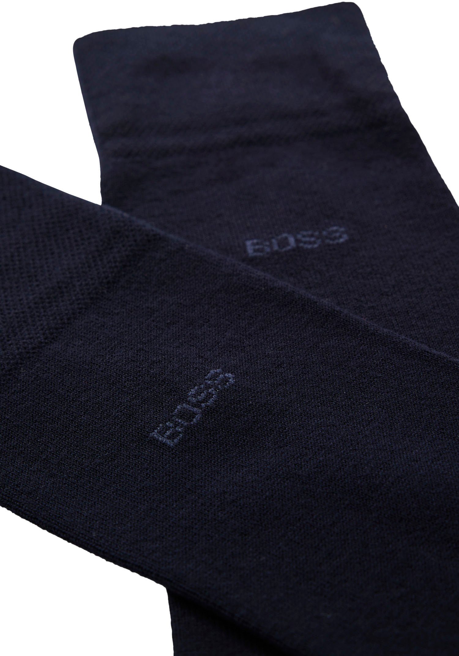 Logo-Schriftzug BOSS Edward dezentem VI mit Businesssocken Black401 RS (Packung) Gentle BOSS