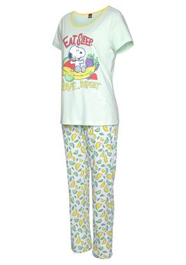 PEANUTS Pyjama (2 tlg) mit Snoopy-Print