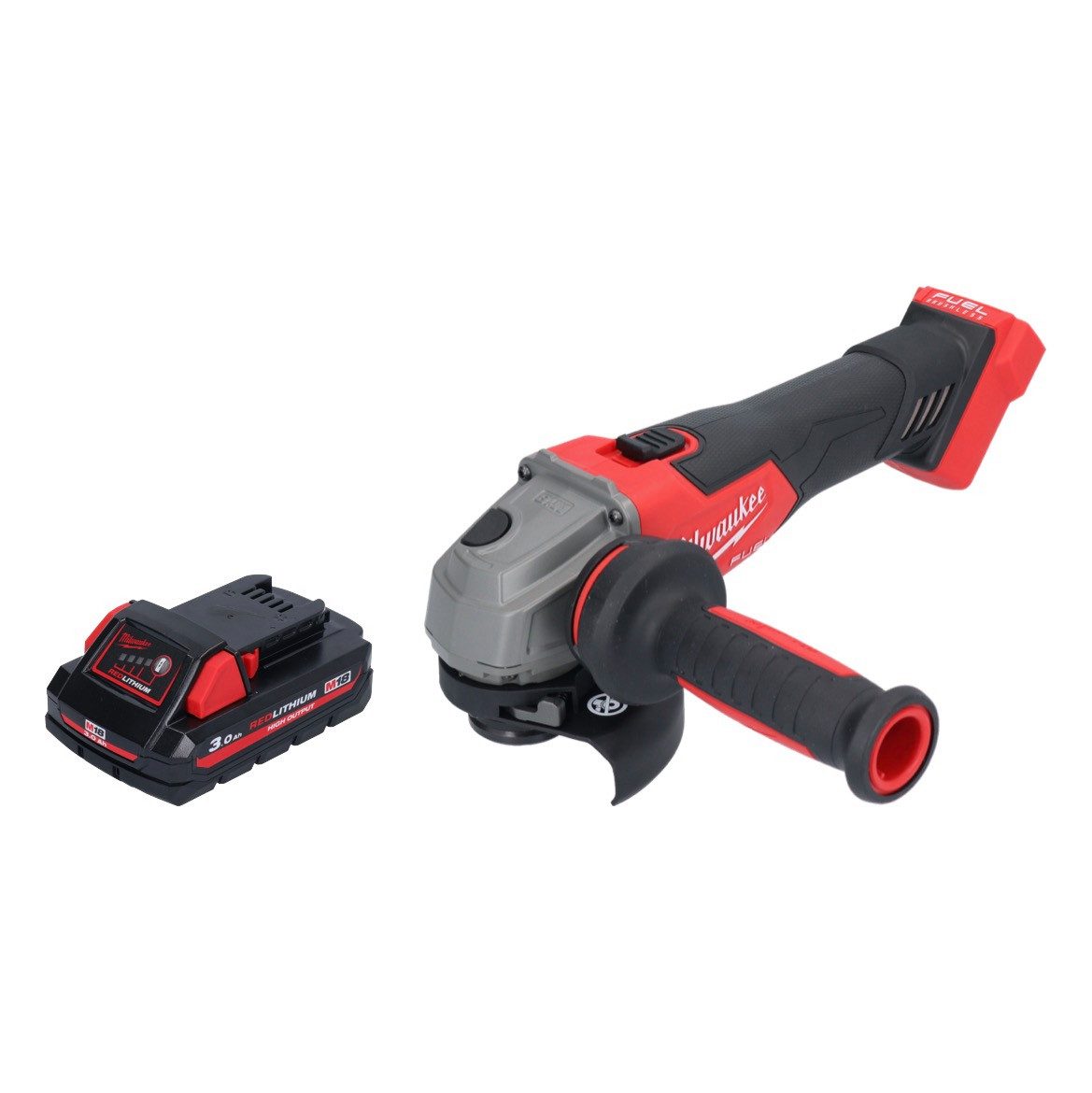 Milwaukee Akku-Winkelschleifer M18 FSAG115X-301 Akku Winkelschleifer 18 V 115 mm Brushless + 1x Akku