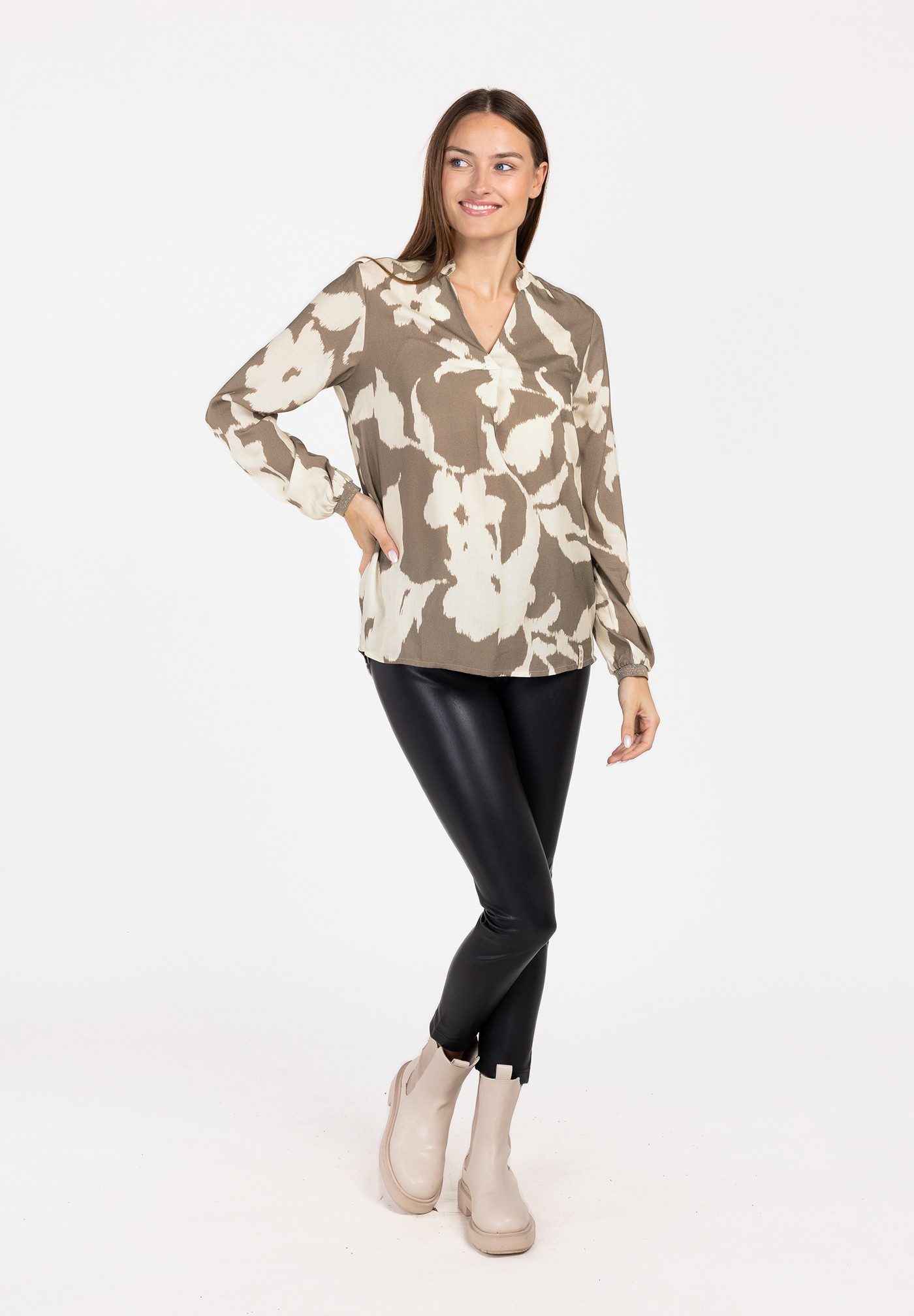 Key Largo Langarmbluse WB LORELEI v-neck günstig online kaufen