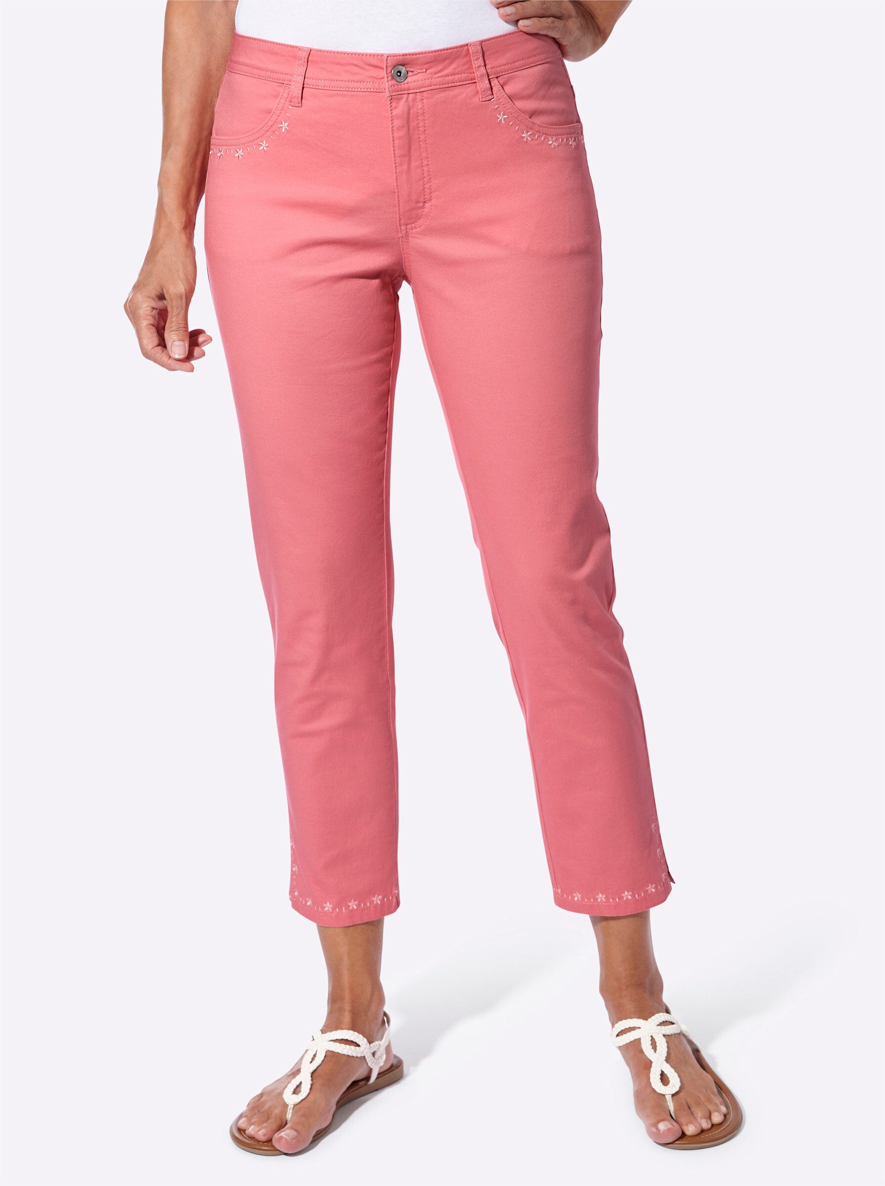 Witt Jeansshorts 7/8-Jeans leicht vertieft
