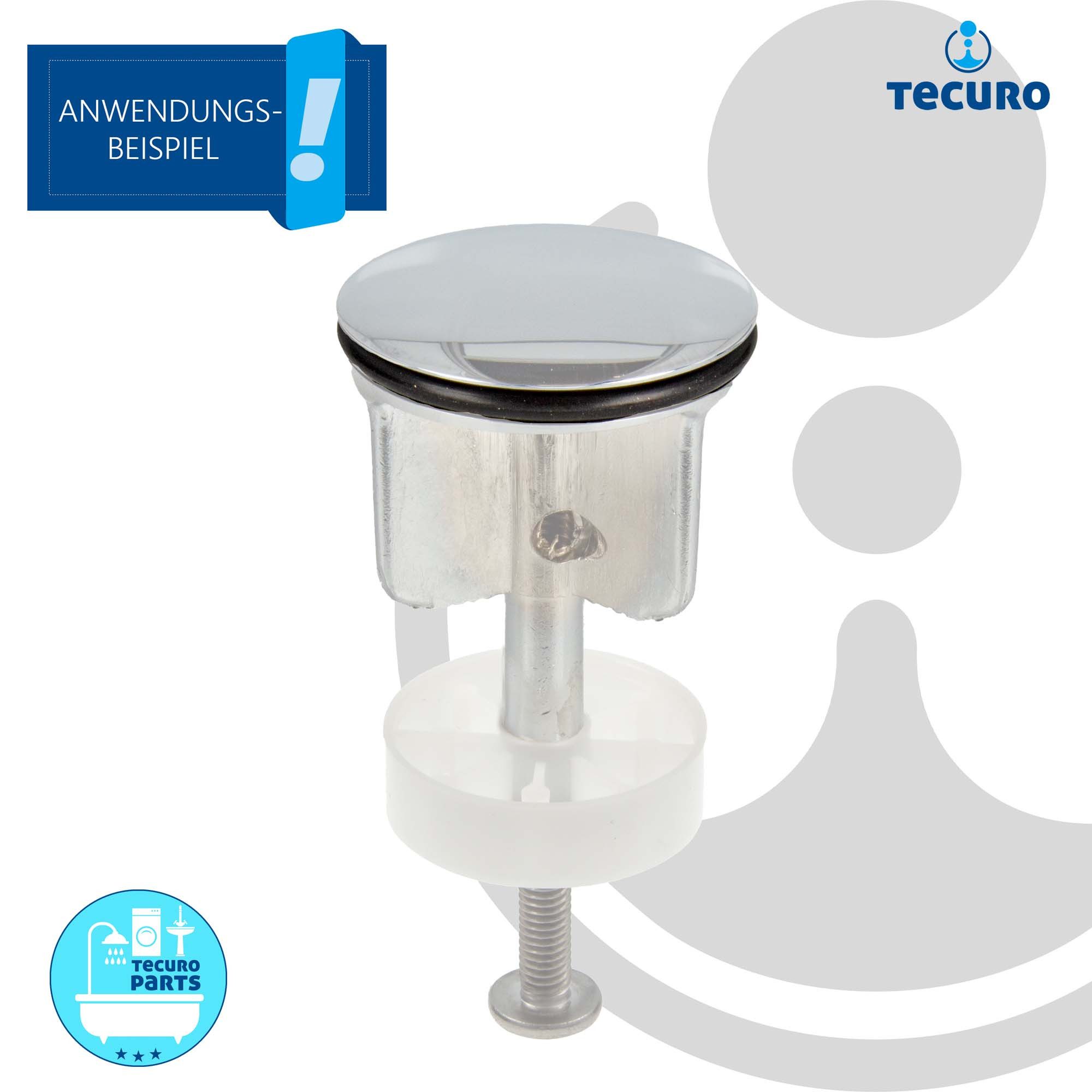 tecuro Ablaufventil Ersatzdichtung - O-Ring für Exzenterstopfen Ø 40 mm – Bild 4 von 4