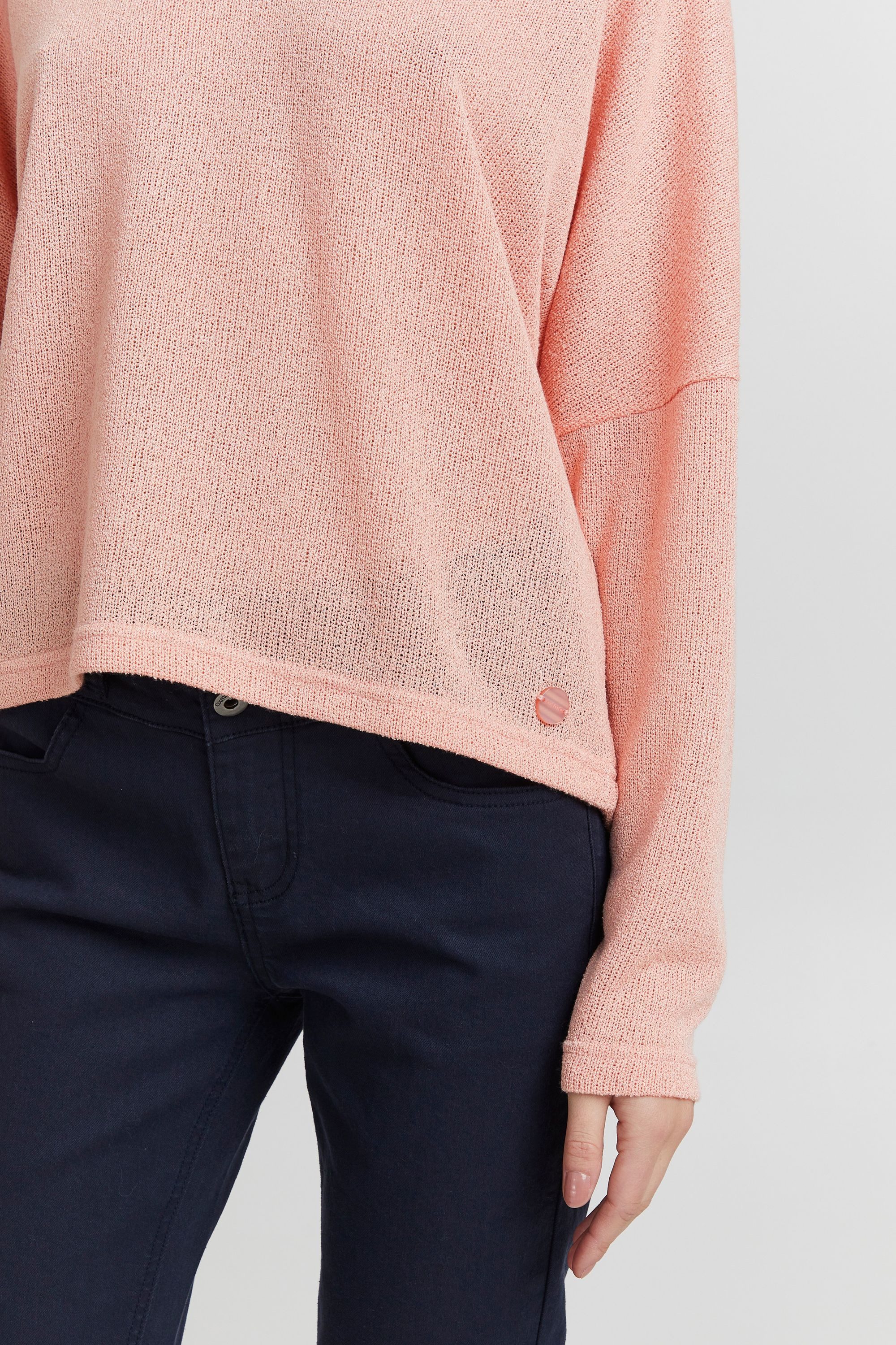 OXMO V-Ausschnitt-Pullover OXKatla Modischer Pullover