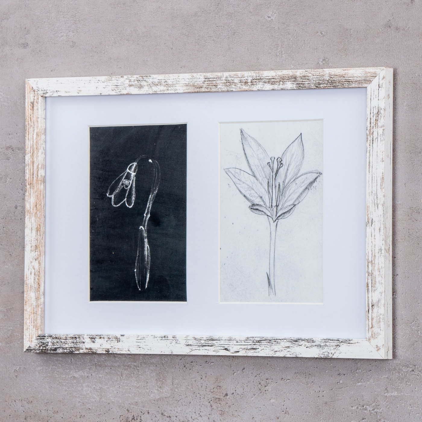 Levandeo® Bilderrahmen Collage, Bilderrahmen 2 Fotos günstig online kaufen