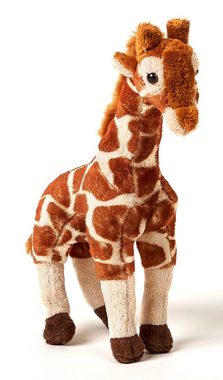 Uni-Toys Kuscheltier Giraffe, stehend - 27 cm (Höhe) - Plüsch-Giraffe - Plüschtier, zu 100 % recyceltes Füllmaterial