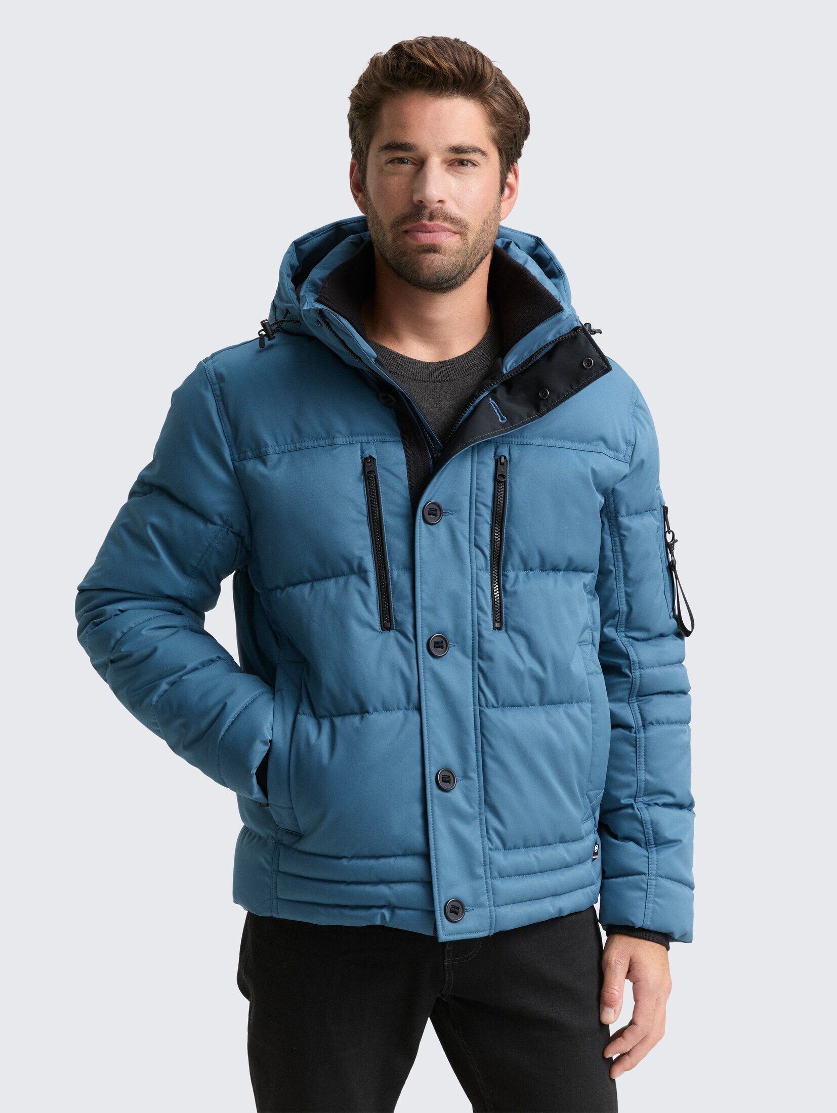 TOM TAILOR Winterjacke Jacken Puffer-Jacke mit abnehmbarer Kapuze