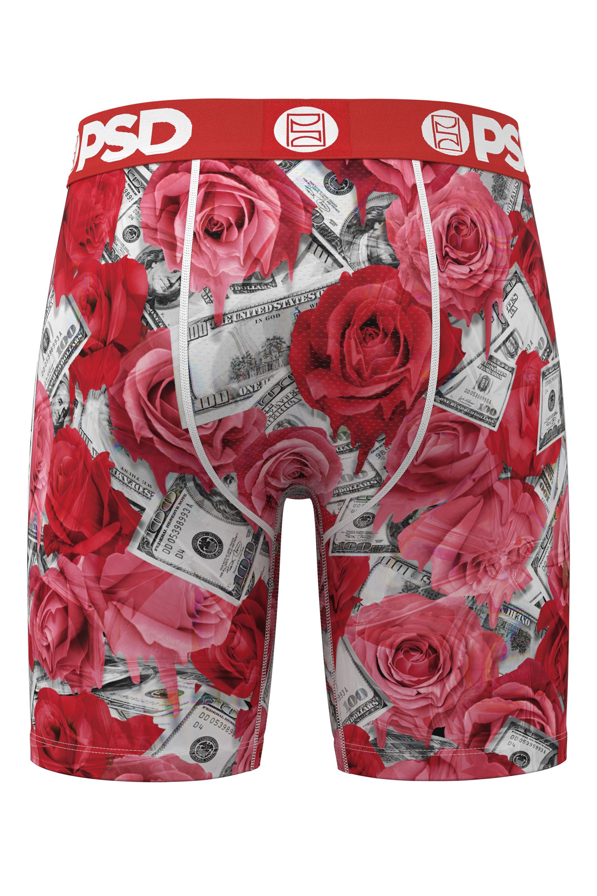 PSD Boxershorts ROSES MELT RED Herren