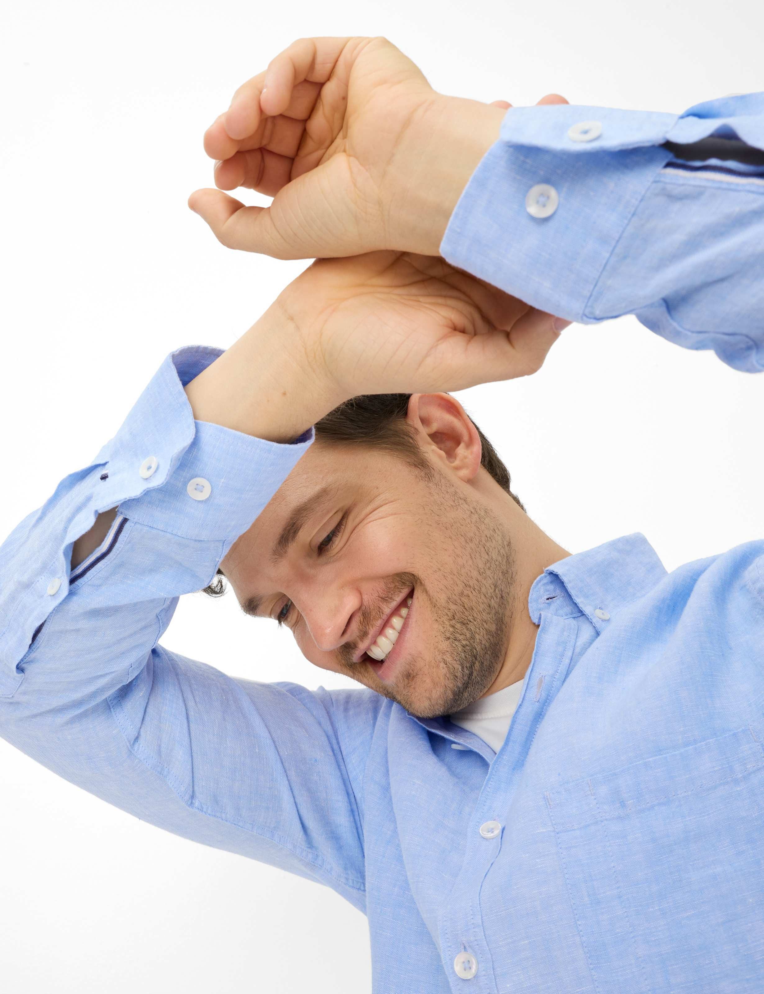 Brax Leinenhemd Style DANIEL