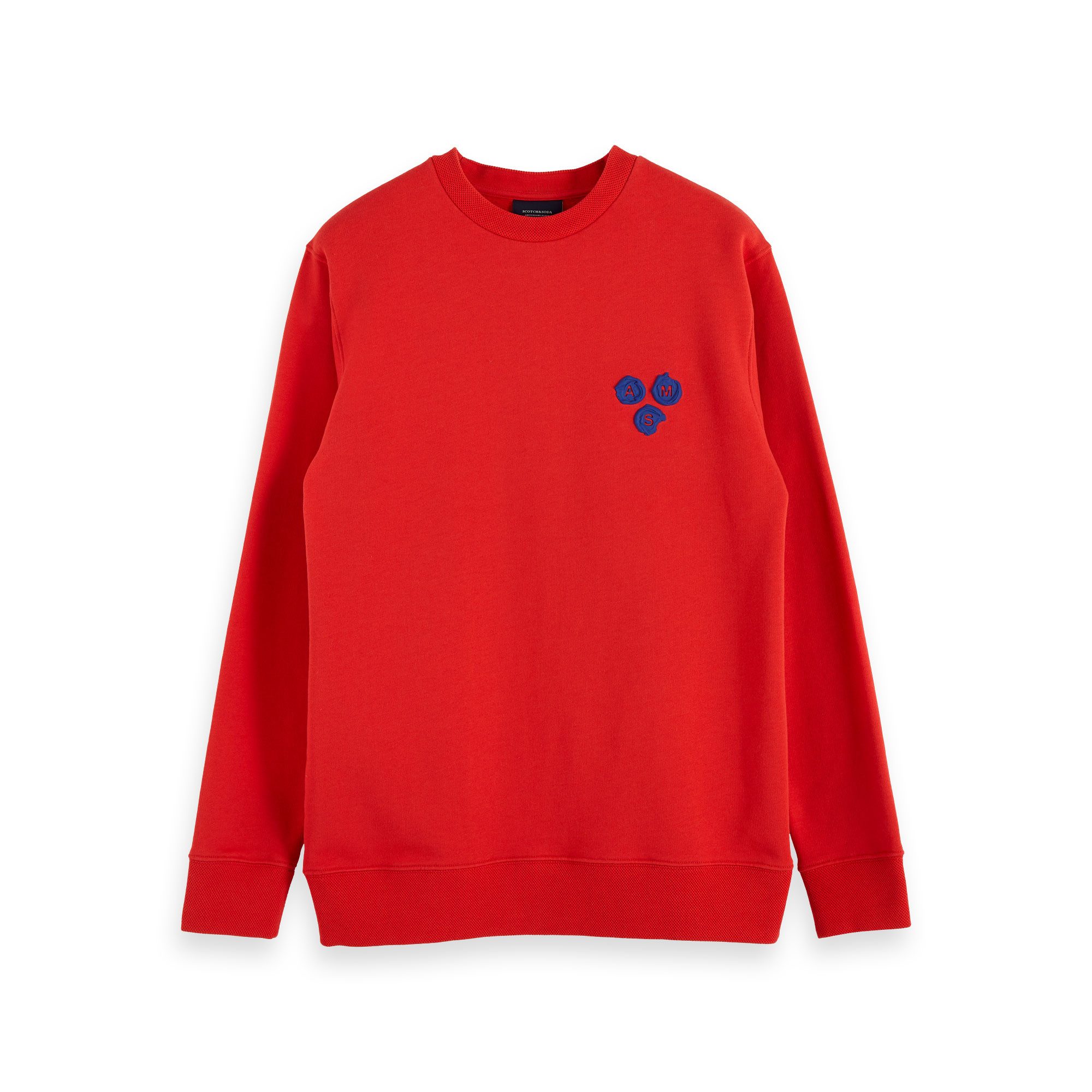 Fleecepullover Scotch & Soda Herren Pullover Crewneck Sweat 153578