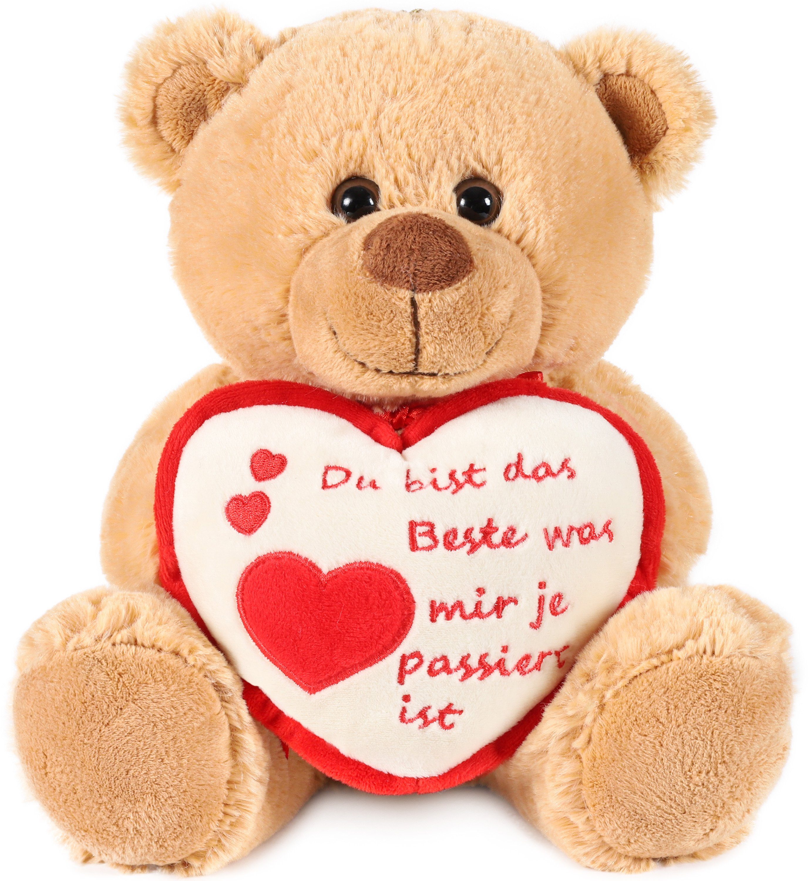 Kuscheltier Teddybär Du bist das Beste was mir je passiert ist