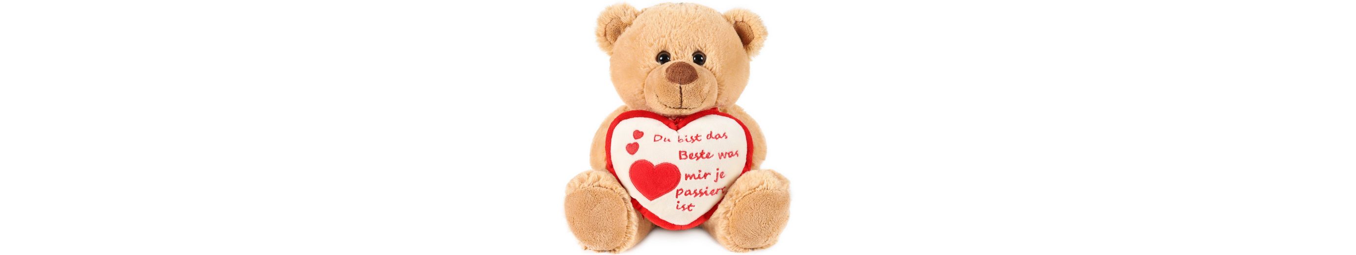 BRUBAKER Kuscheltier »Teddybär Du bist das Beste was mir je passiert ist« (1St), kleiner Teddy