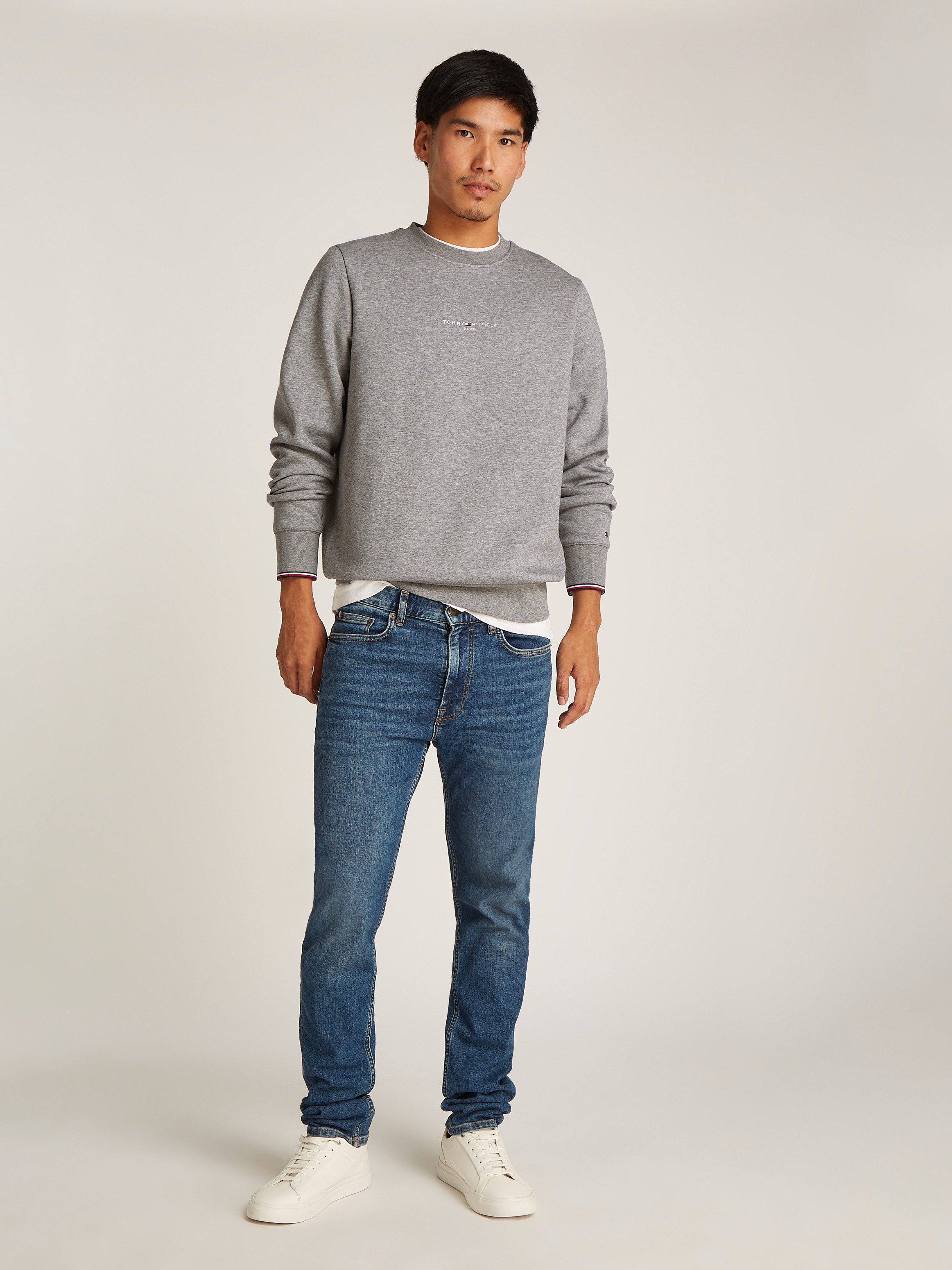 Tommy Hilfiger Sweatshirt TOMMY LOGO TIPPED CREWNECK