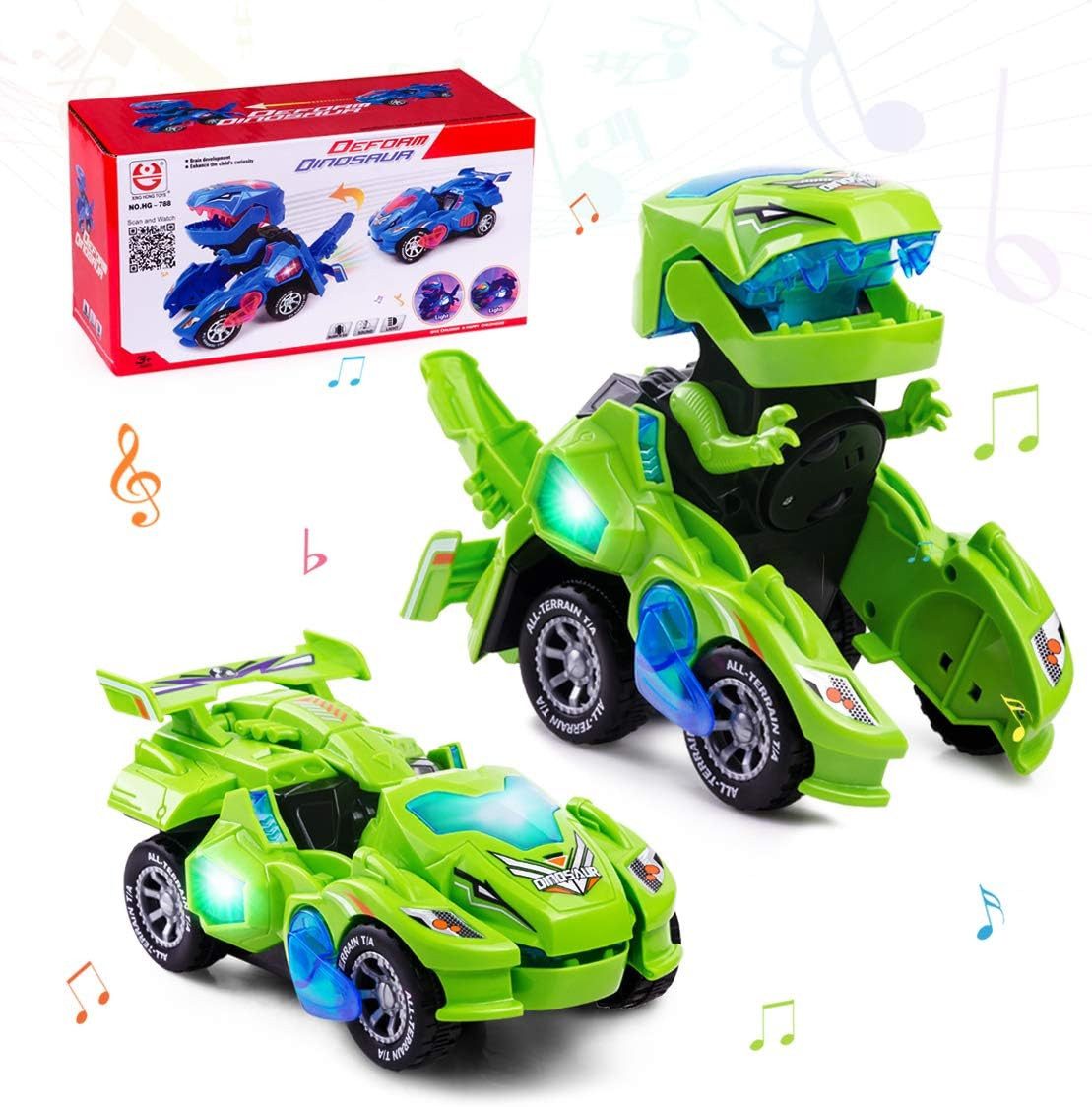 POPOLIC Spielzeug-Auto Automatisch verwandelndes Dinosaurier-Autospielzeug günstig online kaufen