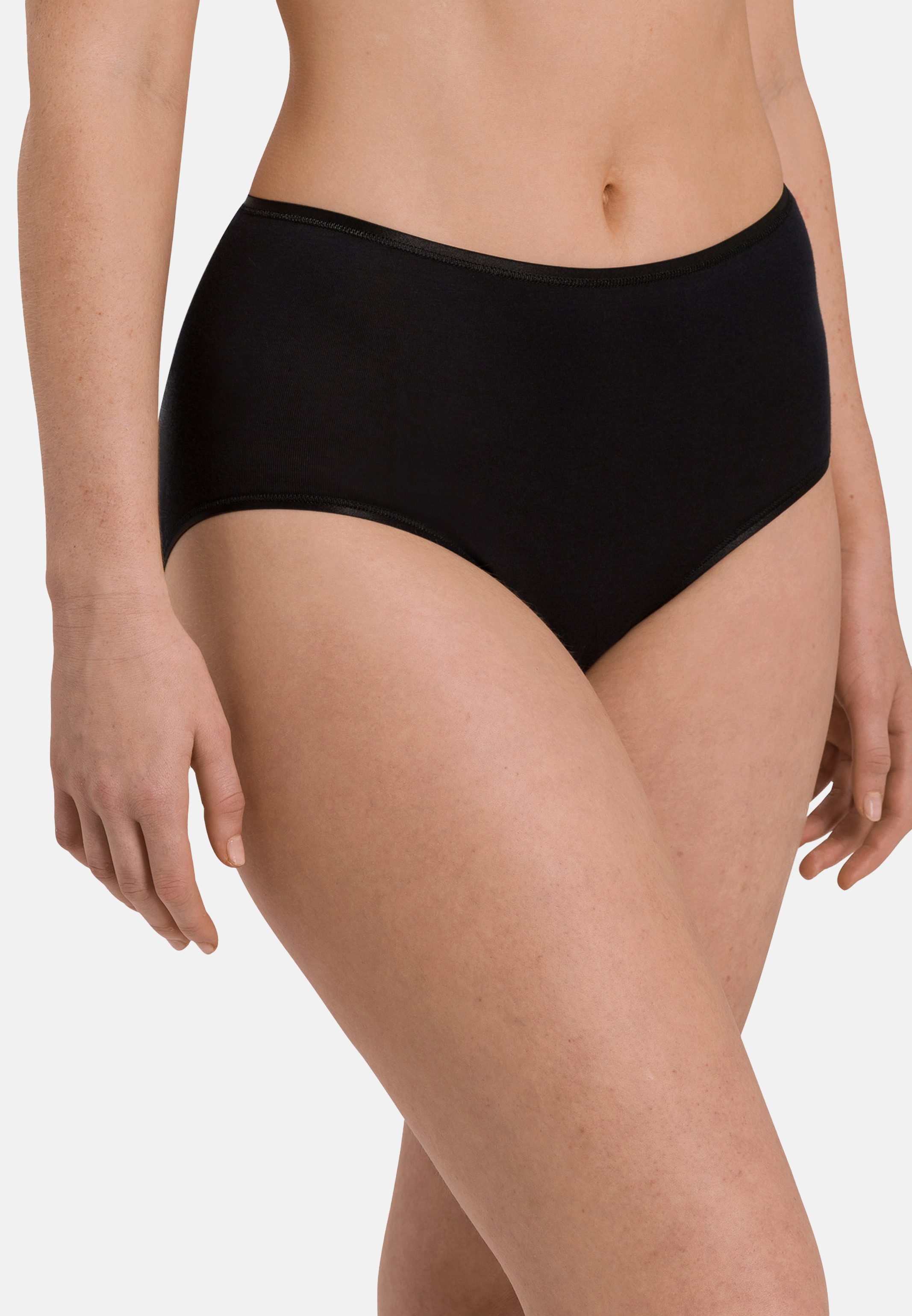 Hanro Maxislip 3er Pack Cotton Seamless (Spar-Set, 3-St) Maxi Slip - Baumwolle - Nahtlos - Angenehm auf der Haut