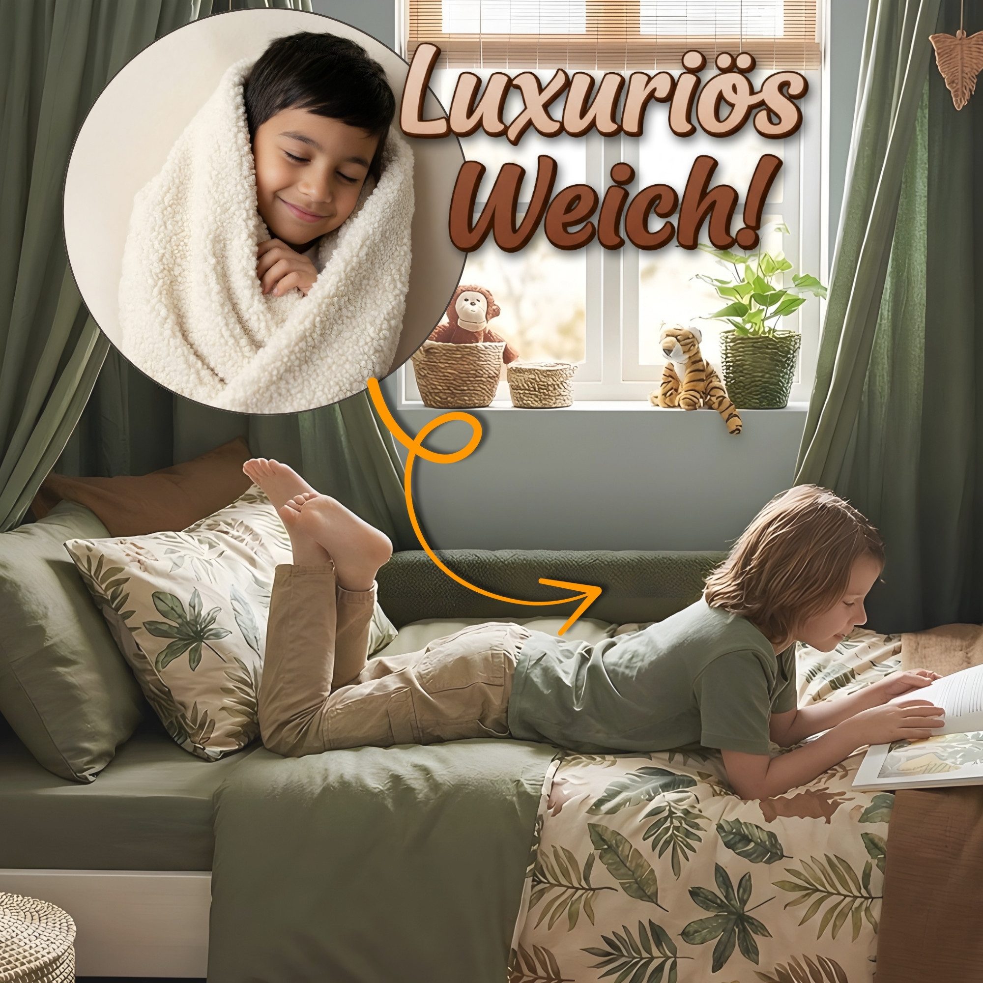 Totsy Baby Seitenschläferkissen Bettschlange Body Pillow - Kopfkissen lang Bettrolle Schlafkissen – Bild 4 von 5