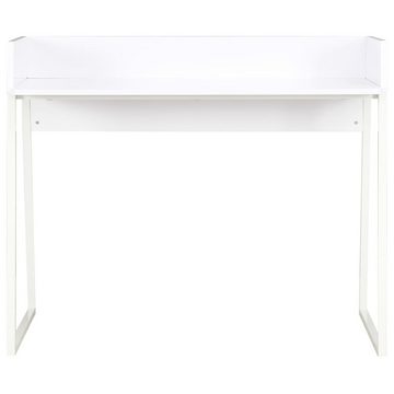 furnicato Schreibtisch Weiß 90x60x88 cm