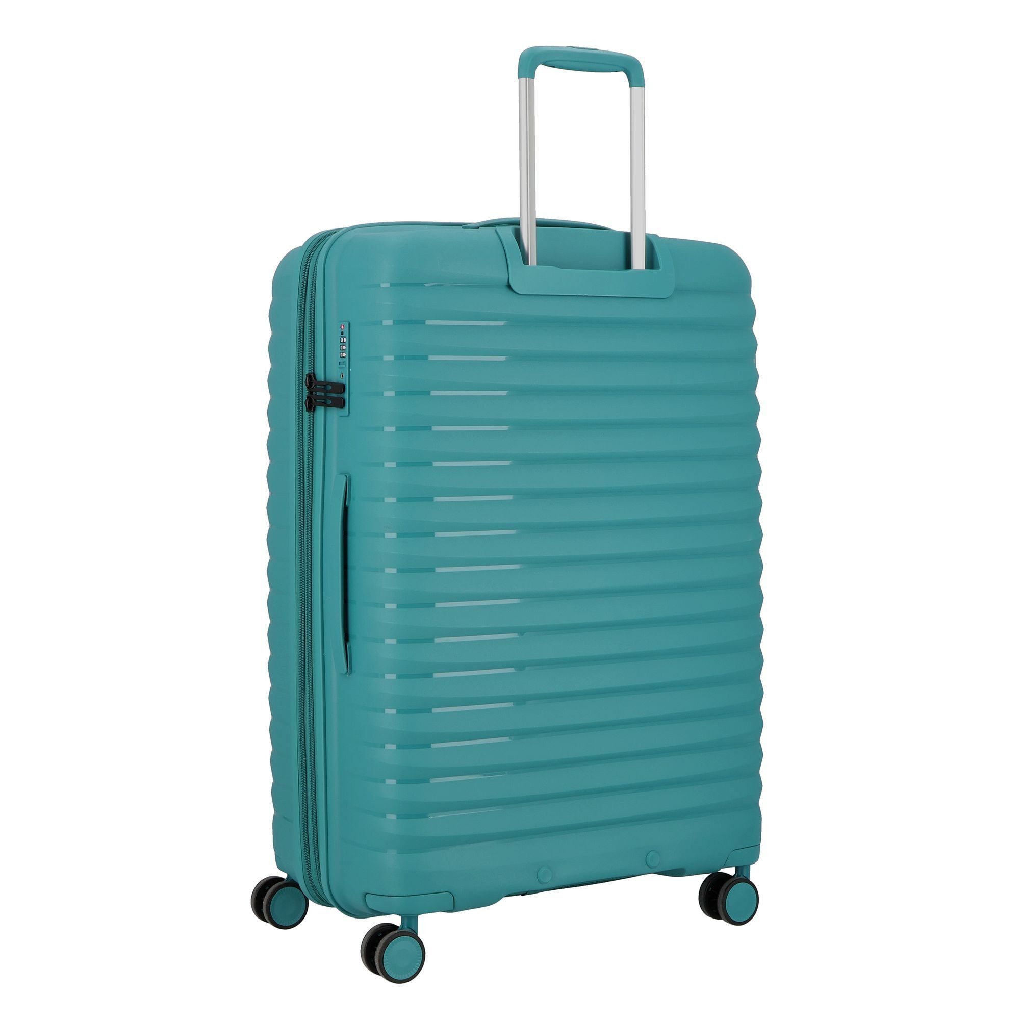 D&N Hartschalen-Trolley Travel Line, 4 Rollen, Polypropylen