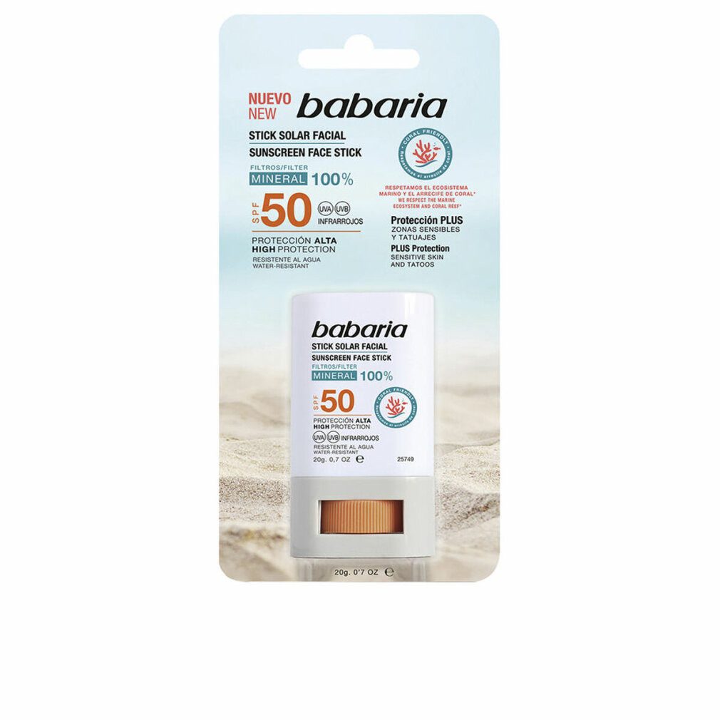 babaria Sonnenschutzcreme Babaria Sunscreen Face Stick Spf50